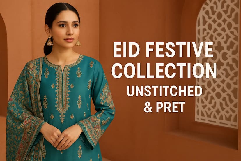 Eid Festive Collection - Unstitched & Pret