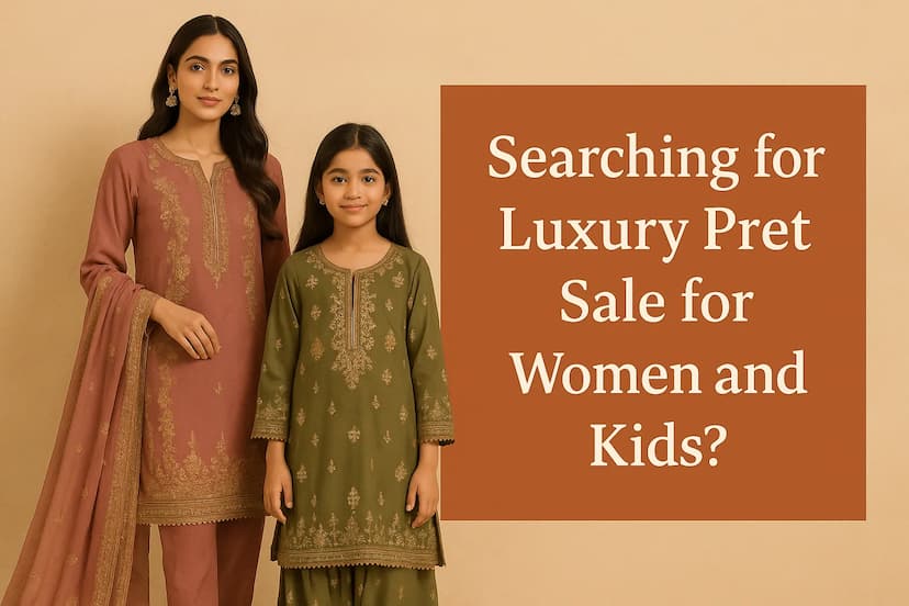Searching for Luxury Pret Sale for Women and Kids