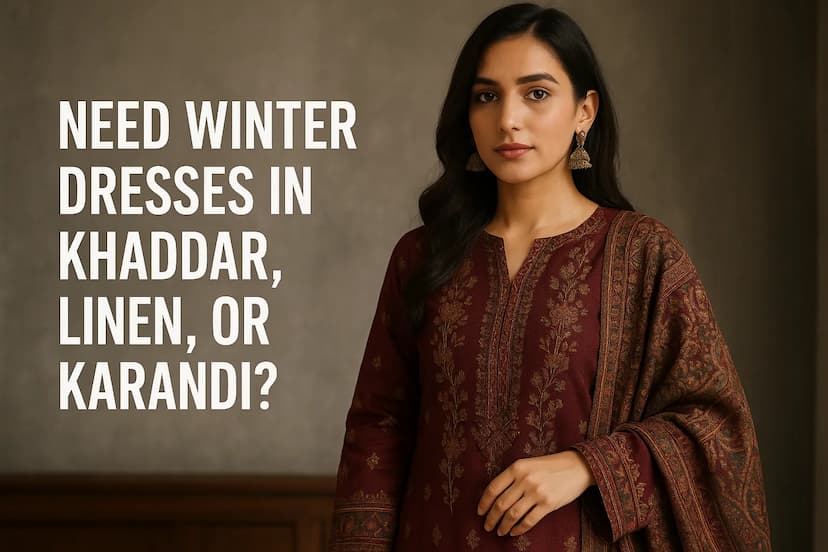 Need Winter Dresses in Khaddar, Linen, or Karandi