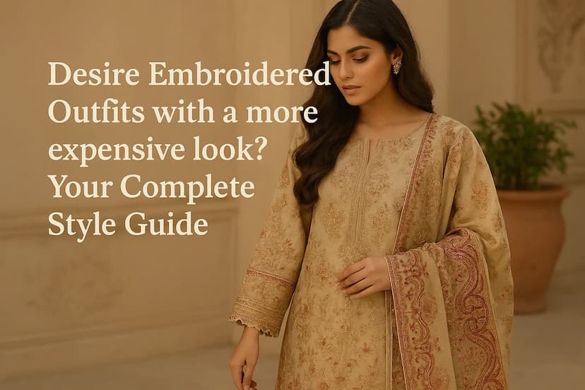 Desire Embroidered Outfits with a more expensive look Your Complete Style Guide