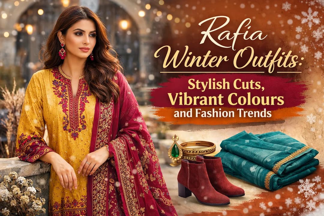 Rafia Winter Outfits: Stylish Cuts, Vibrant Colours and Fashion Trends