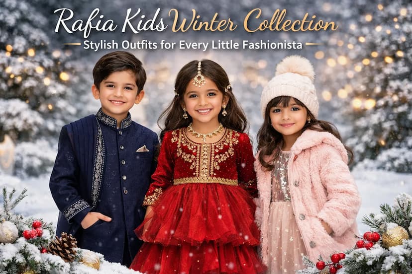 Rafia Kids Winter Collection: Stylish Outfits for Every Little Fashionista