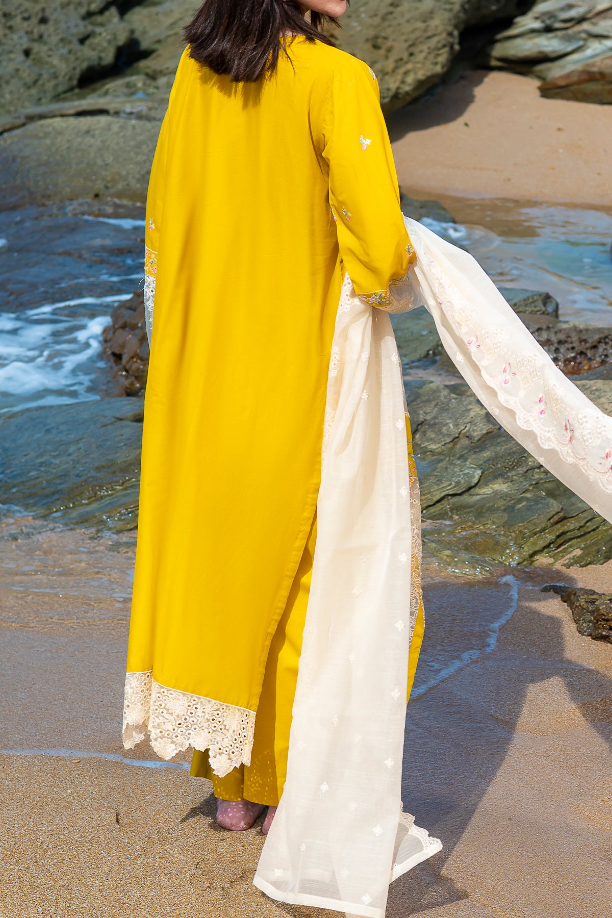 WOMEN'S-3 PIECE EMBROIDERY COTTON | CTN-479