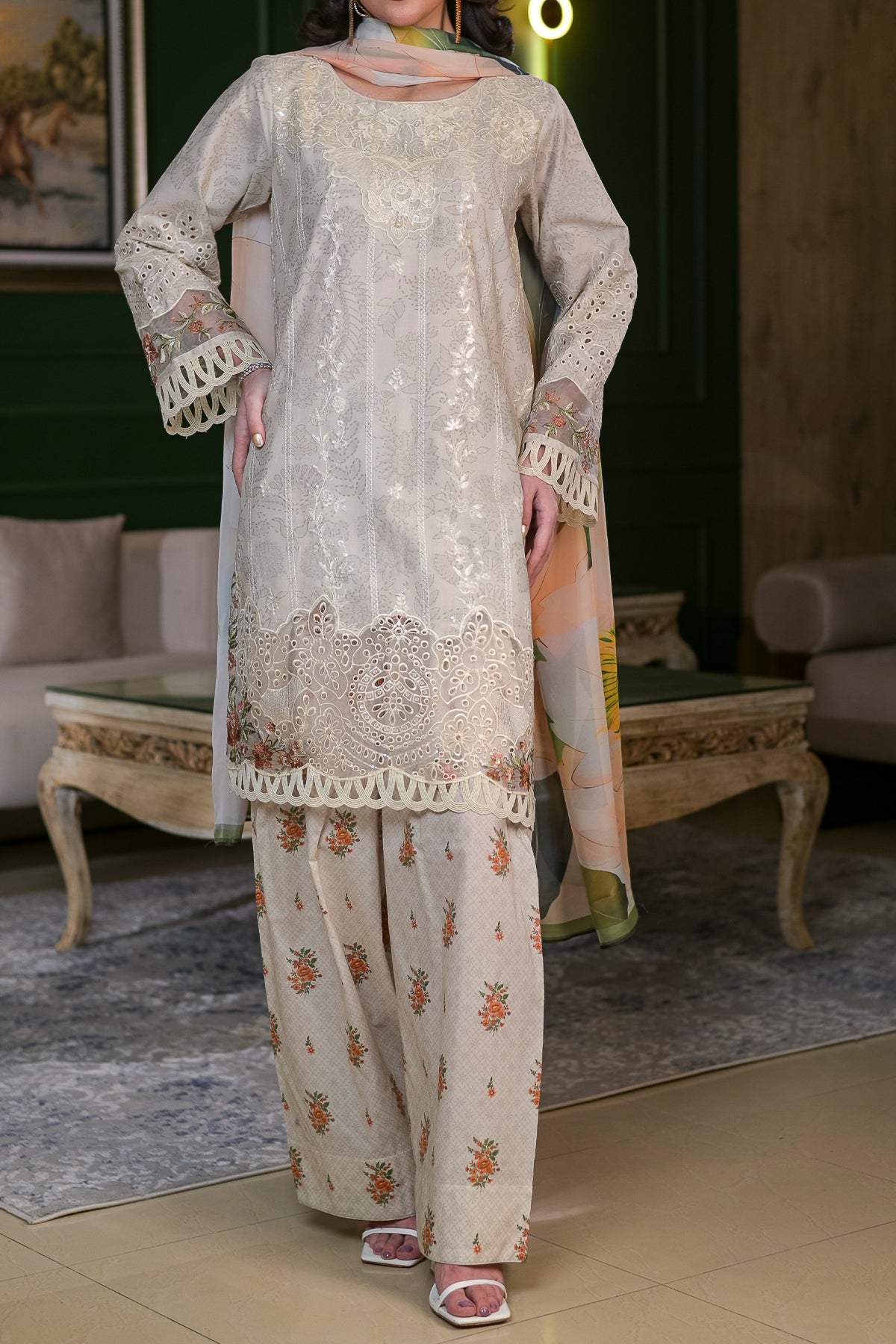 3 PIECE DIGTAL PRINT  LAWN | DPC-428