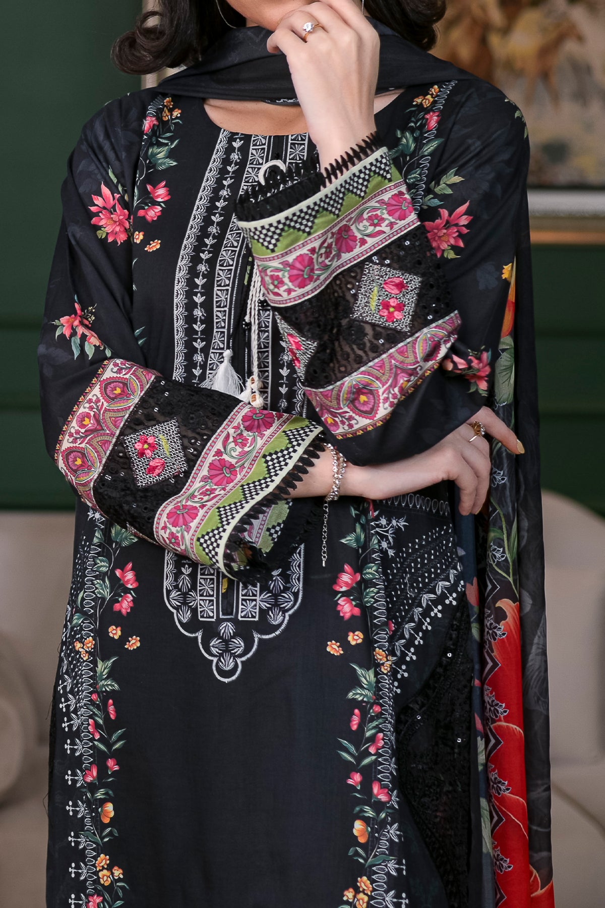 3 PIECE DIGTAL PRINT  LAWN | DPC-440