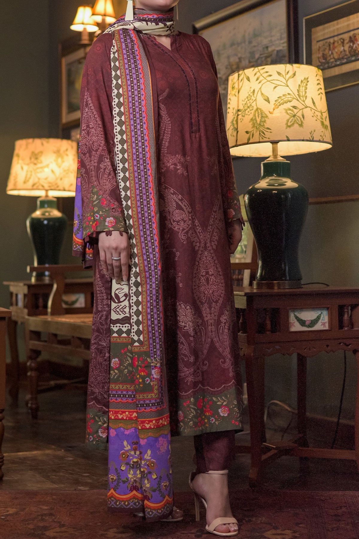 3 PIECE DIGITAL PRINT LINEN  | DPL-246