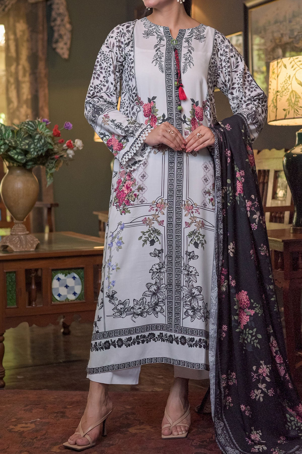 3 PIECE DIGITAL PRINT LINEN  | DPL-248