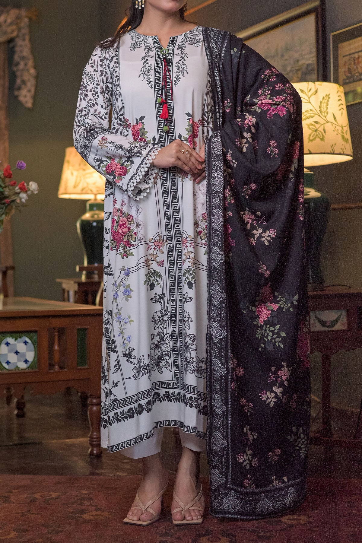 3 PIECE DIGITAL PRINT LINEN  | DPL-248