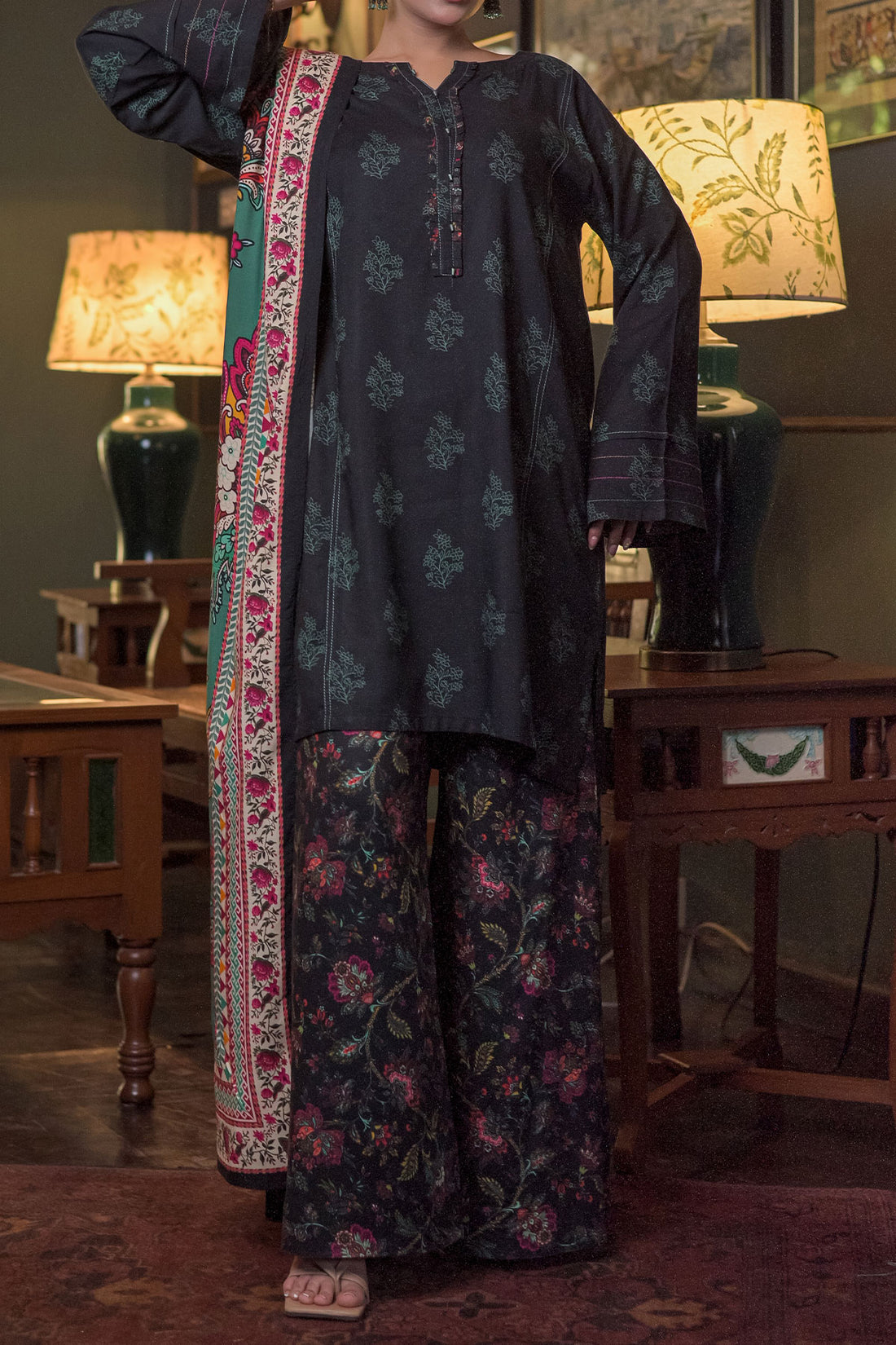 3 PIECE DIGITAL PRINT LINEN  | DPL-253