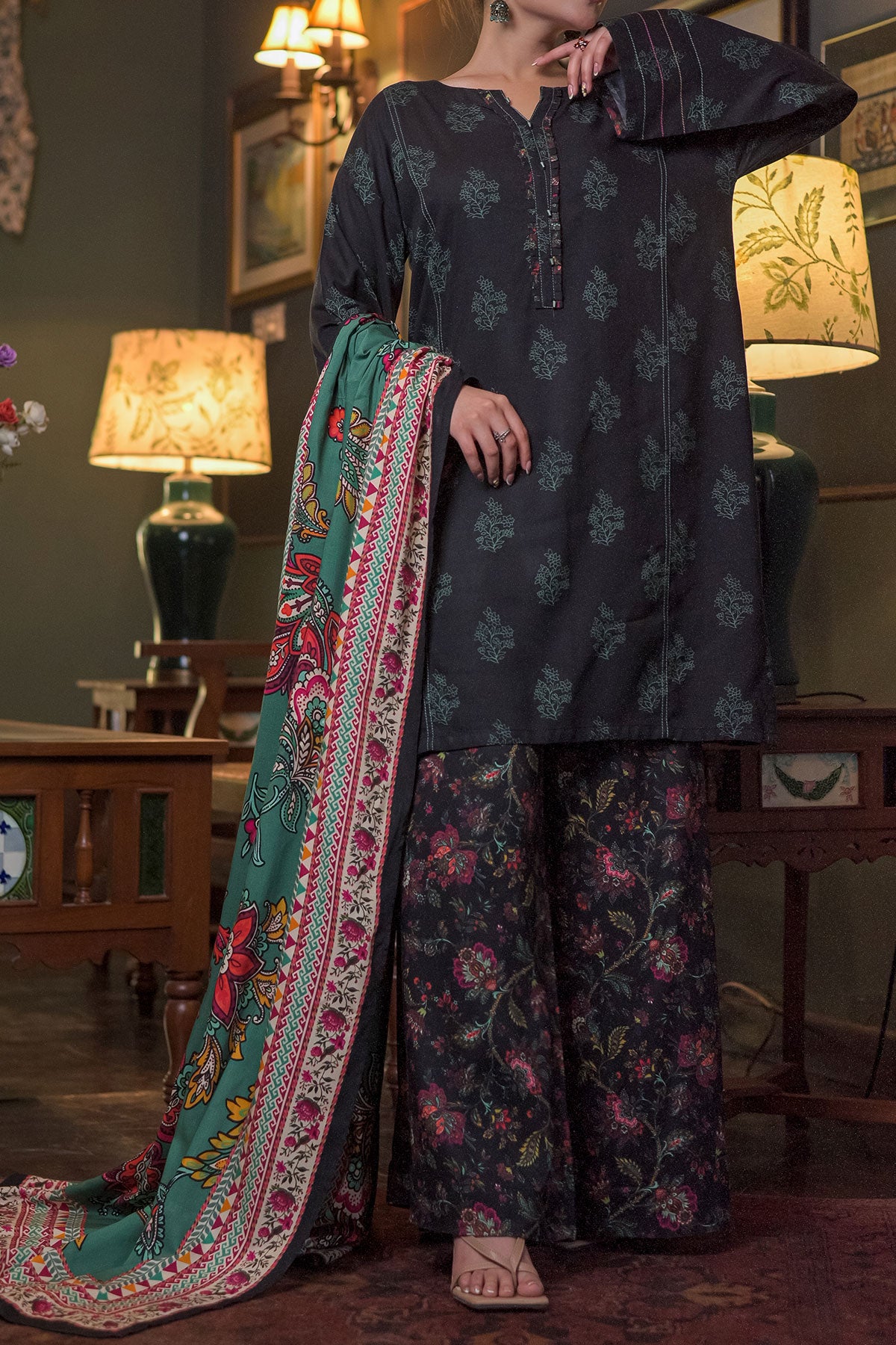 3 PIECE DIGITAL PRINT LINEN  | DPL-253