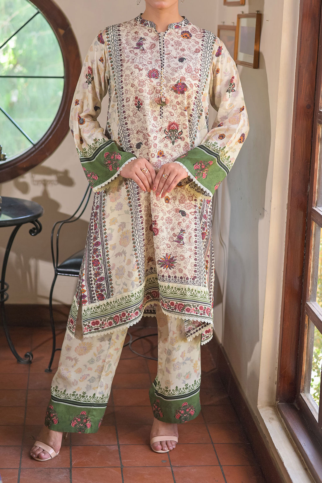 2 PIECE DIGITAL PRINT LINEN  | DPL-263