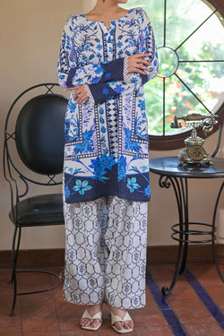 2 PIECE DIGITAL PRINT LINEN  | DPL-264