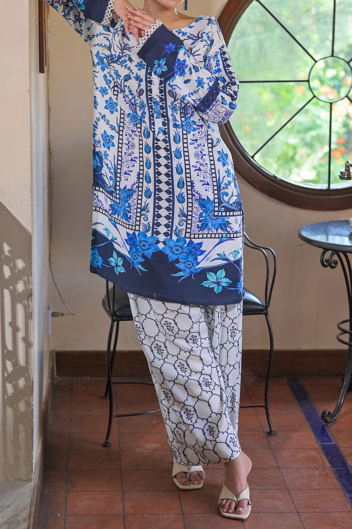 2 PIECE DIGITAL PRINT LINEN  | DPL-264
