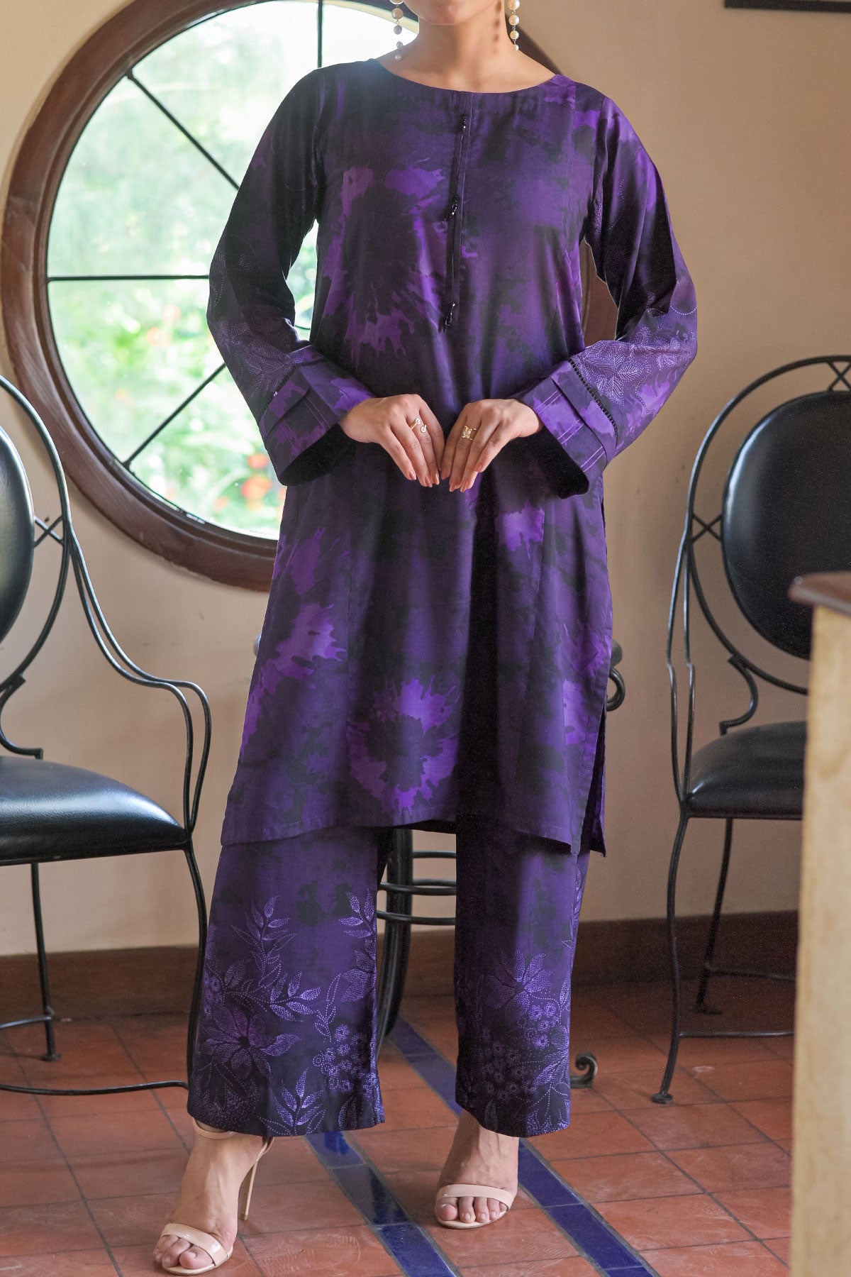 2 PIECE DIGITAL PRINT LINEN  | DPL-266