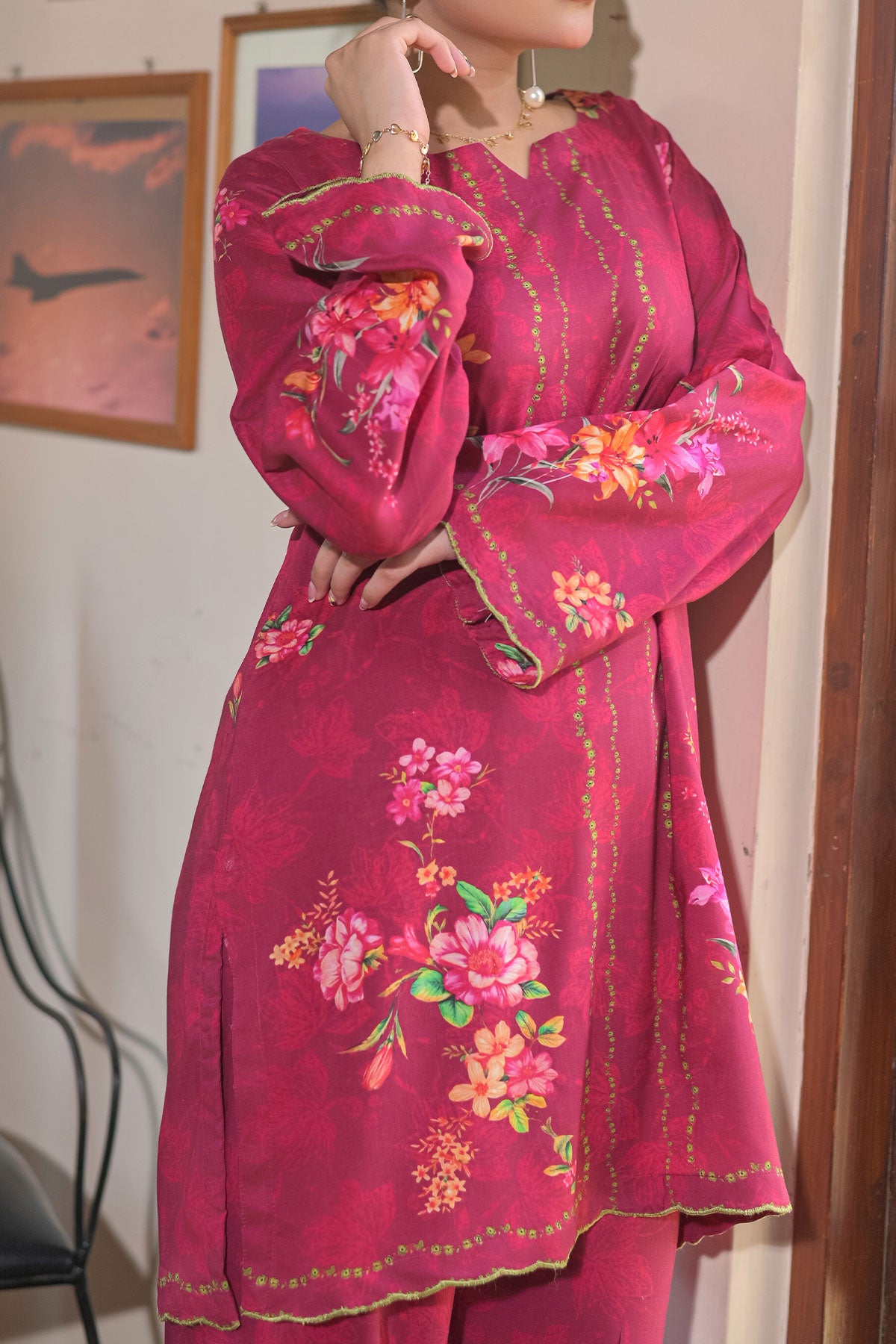 2 PIECE DIGITAL PRINT LINEN  | DPL-267