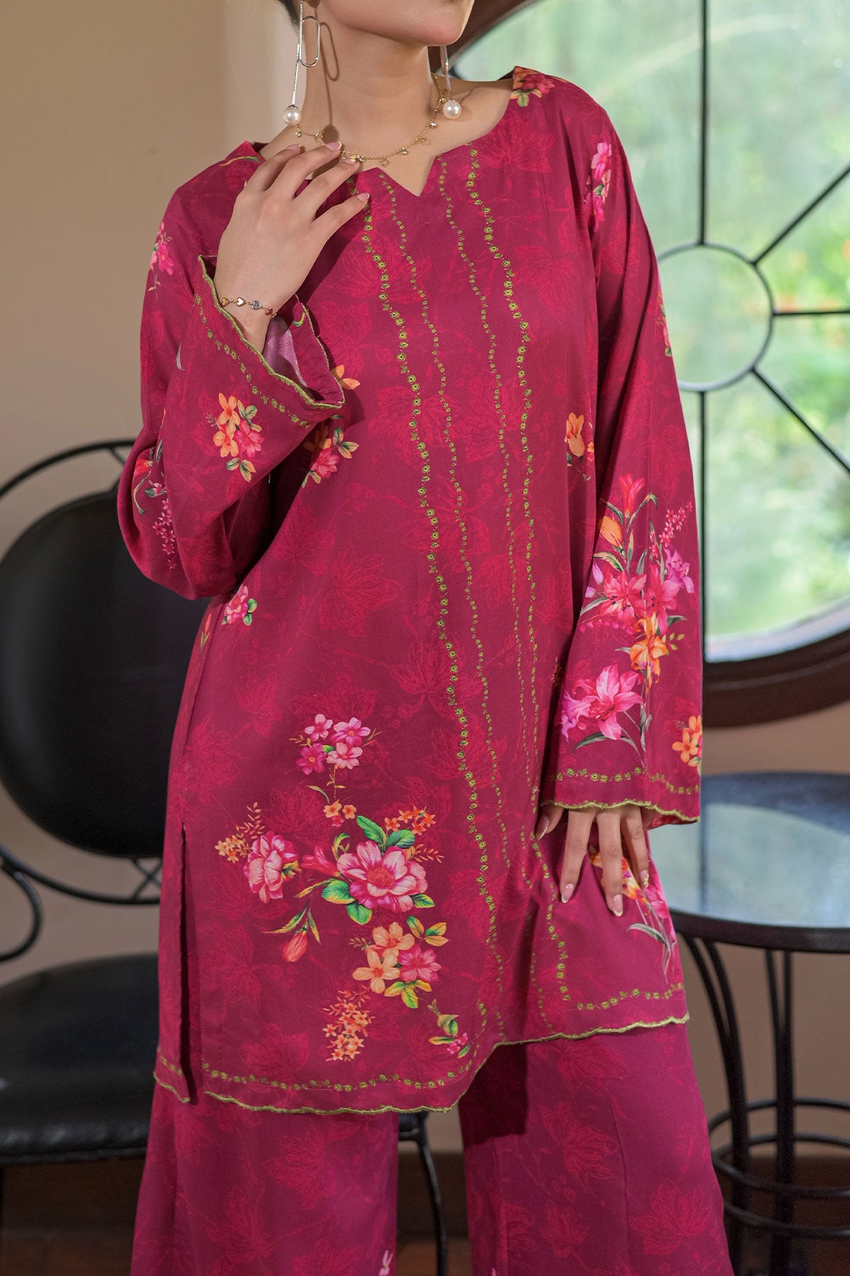 2 PIECE DIGITAL PRINT LINEN  | DPL-267