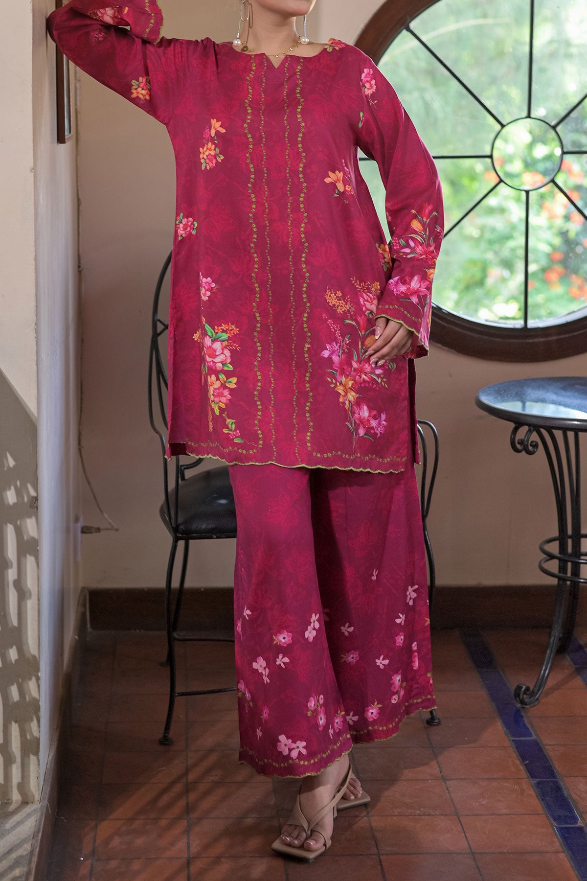 2 PIECE DIGITAL PRINT LINEN  | DPL-267