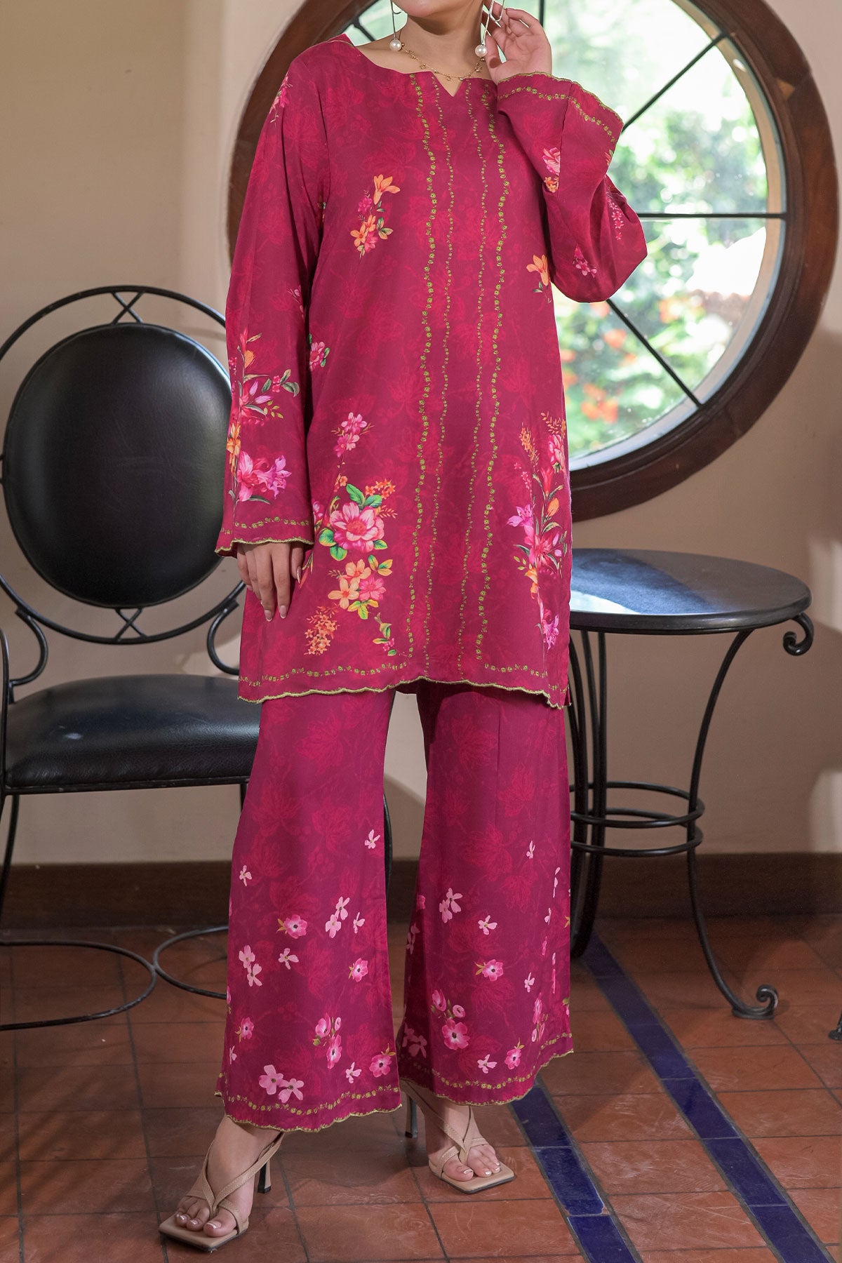 2 PIECE DIGITAL PRINT LINEN  | DPL-267