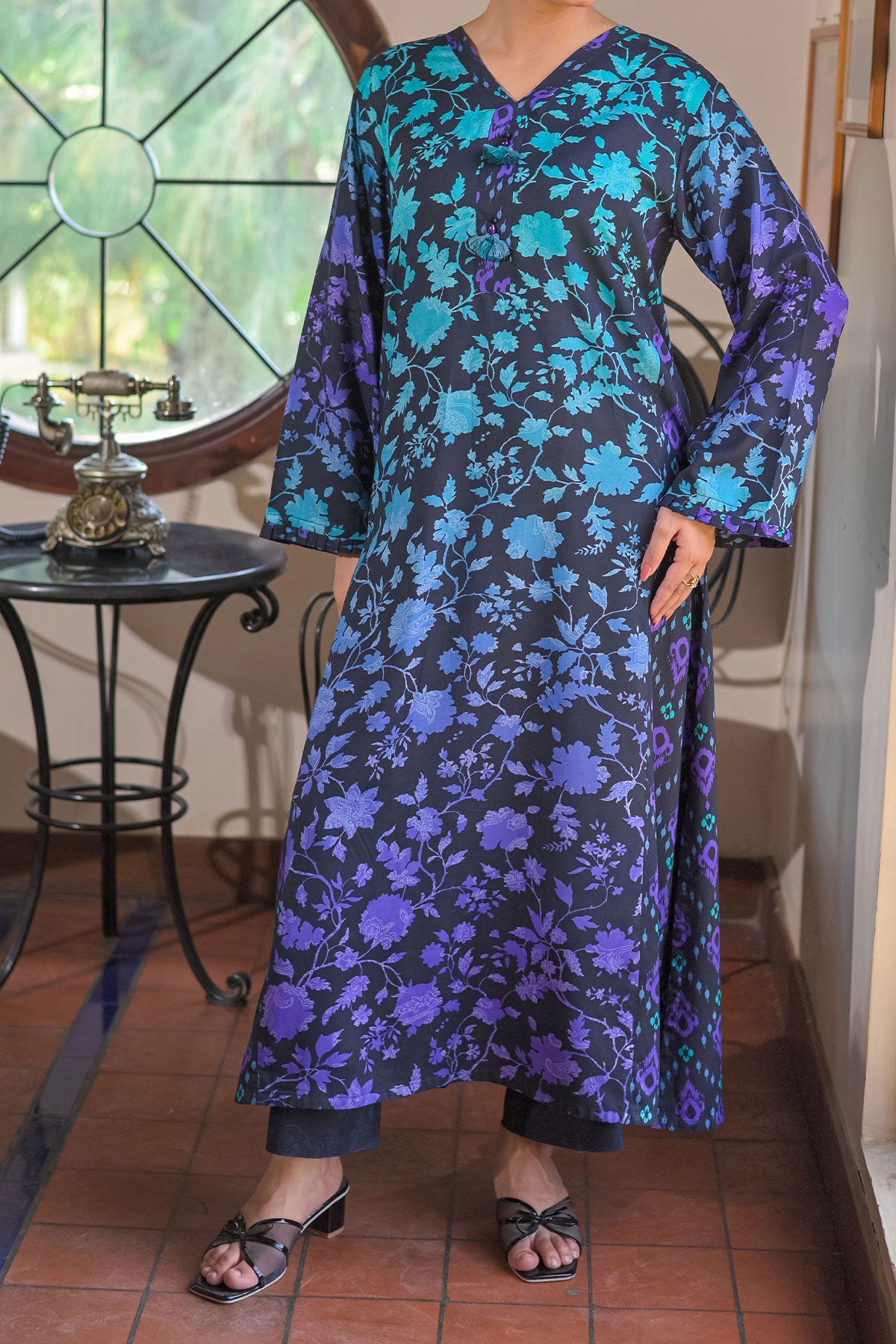 2 PIECE DIGITAL PRINT LINEN  | DPL-268