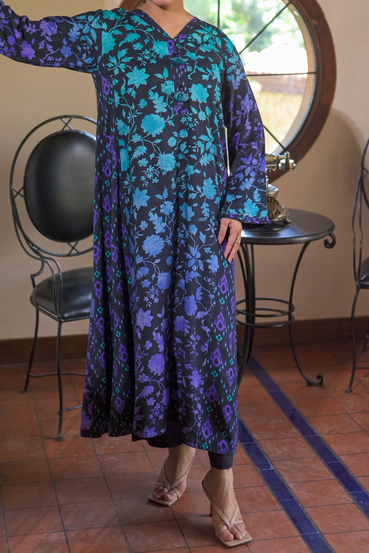 2 PIECE DIGITAL PRINT LINEN  | DPL-268