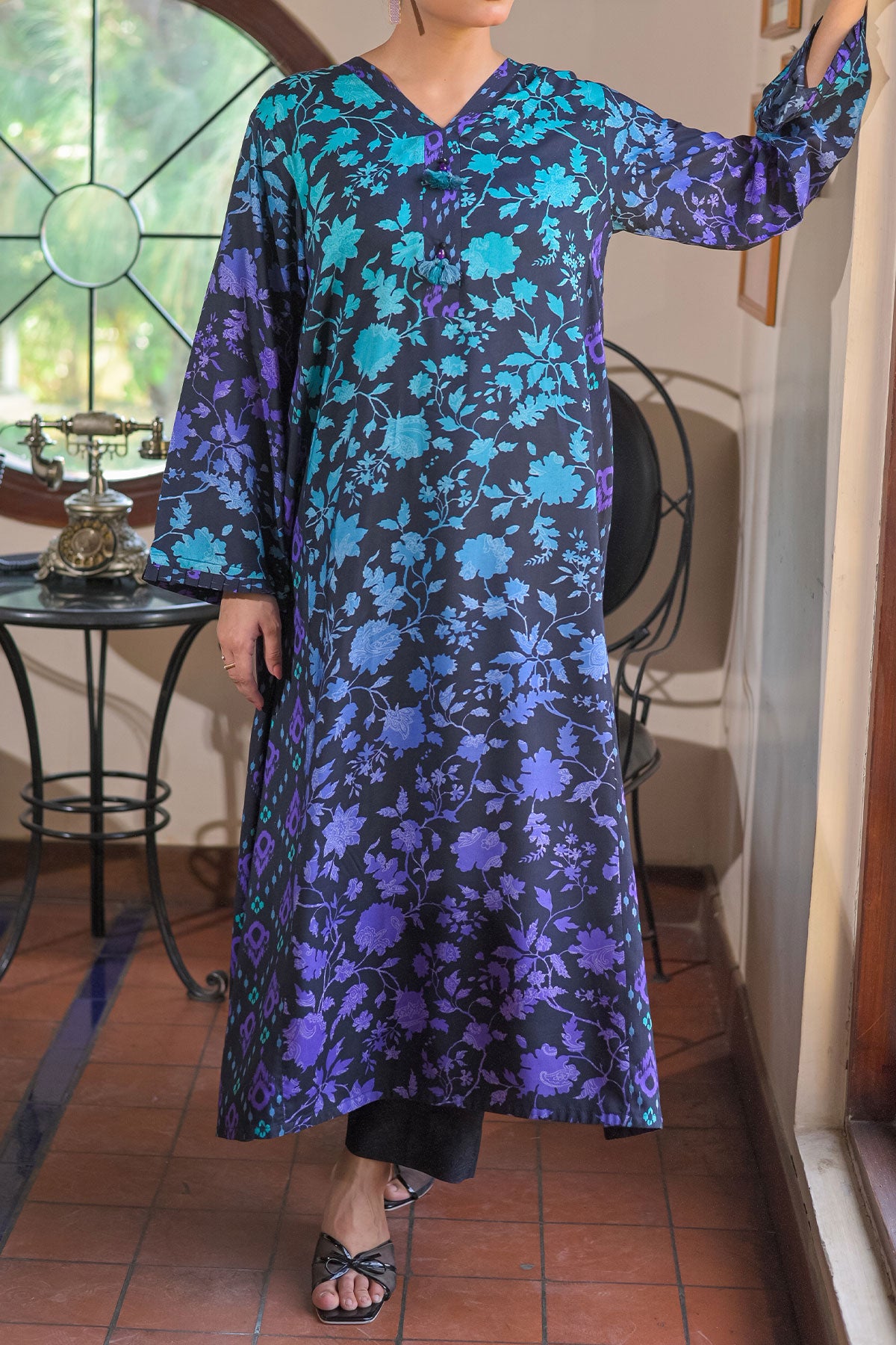 2 PIECE DIGITAL PRINT LINEN  | DPL-268