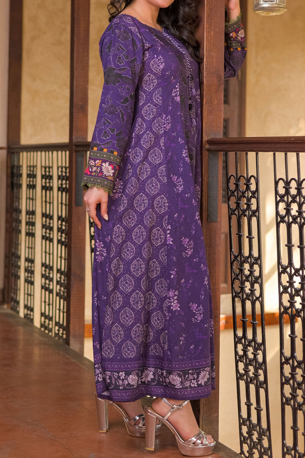 1PIECE DIGITAL PRINT LINEN KURTA  |  DPLK-116