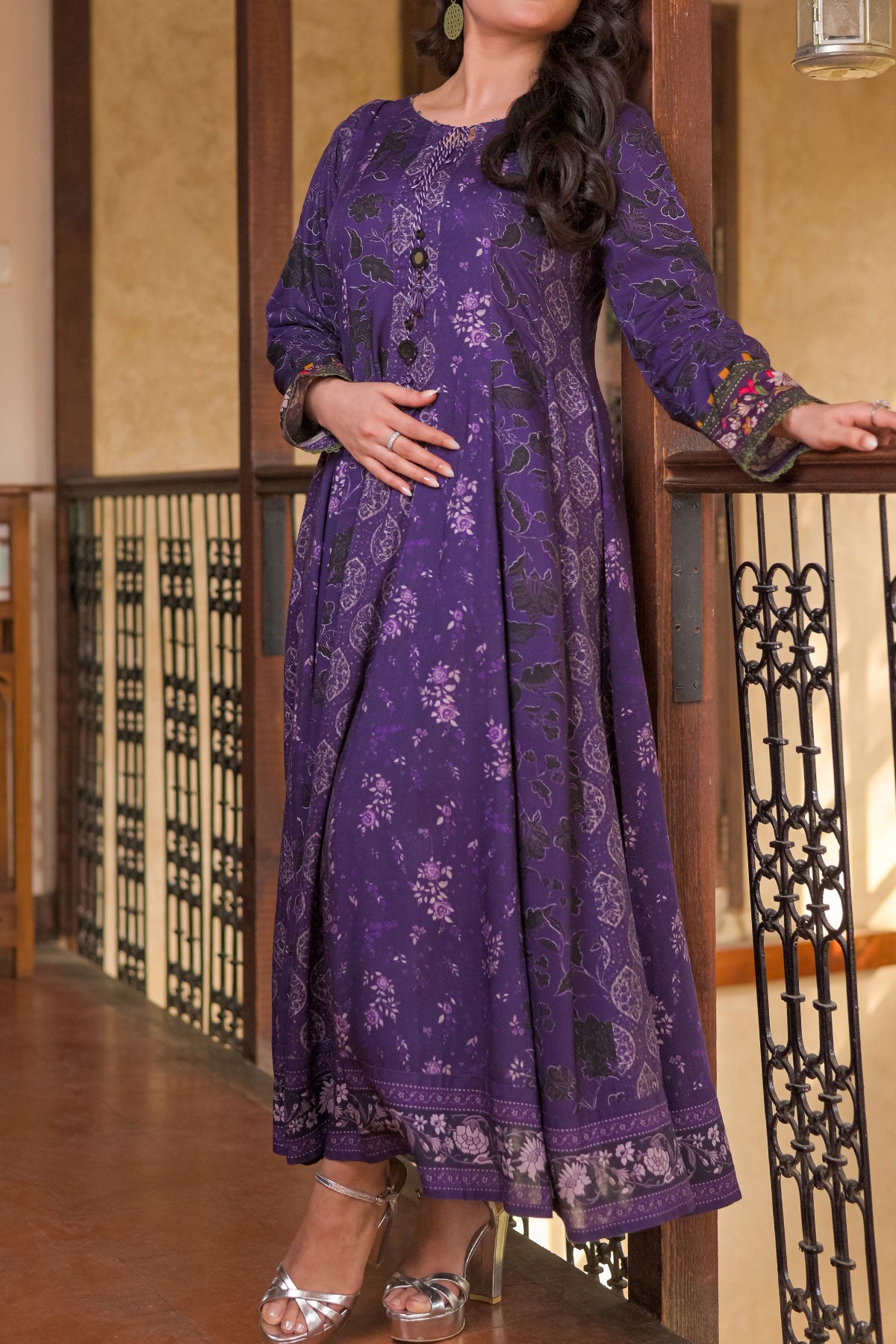 1PIECE DIGITAL PRINT LINEN KURTA  |  DPLK-116