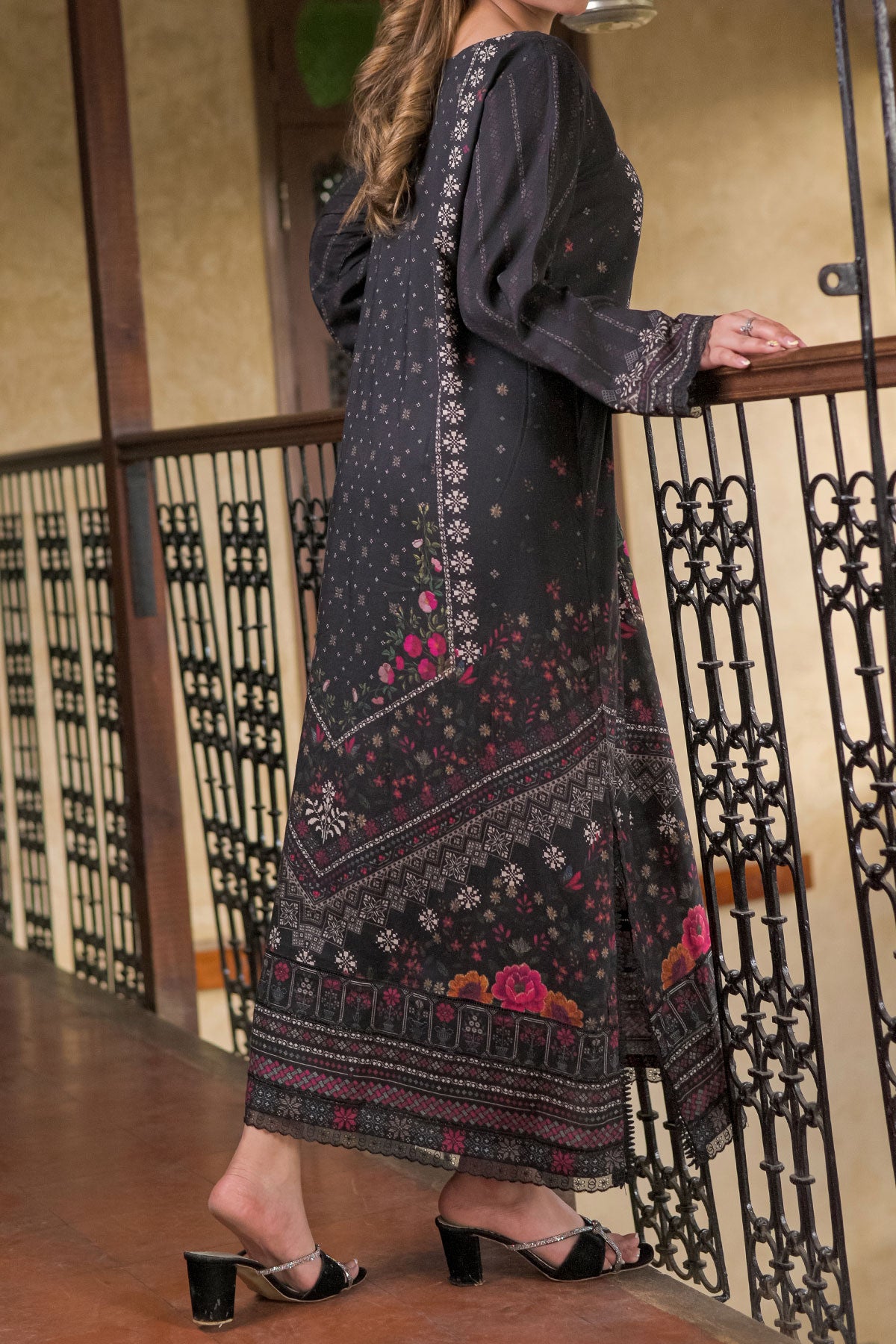 1PIECE DIGITAL PRINT LINEN KURTA  |  DPLK-118