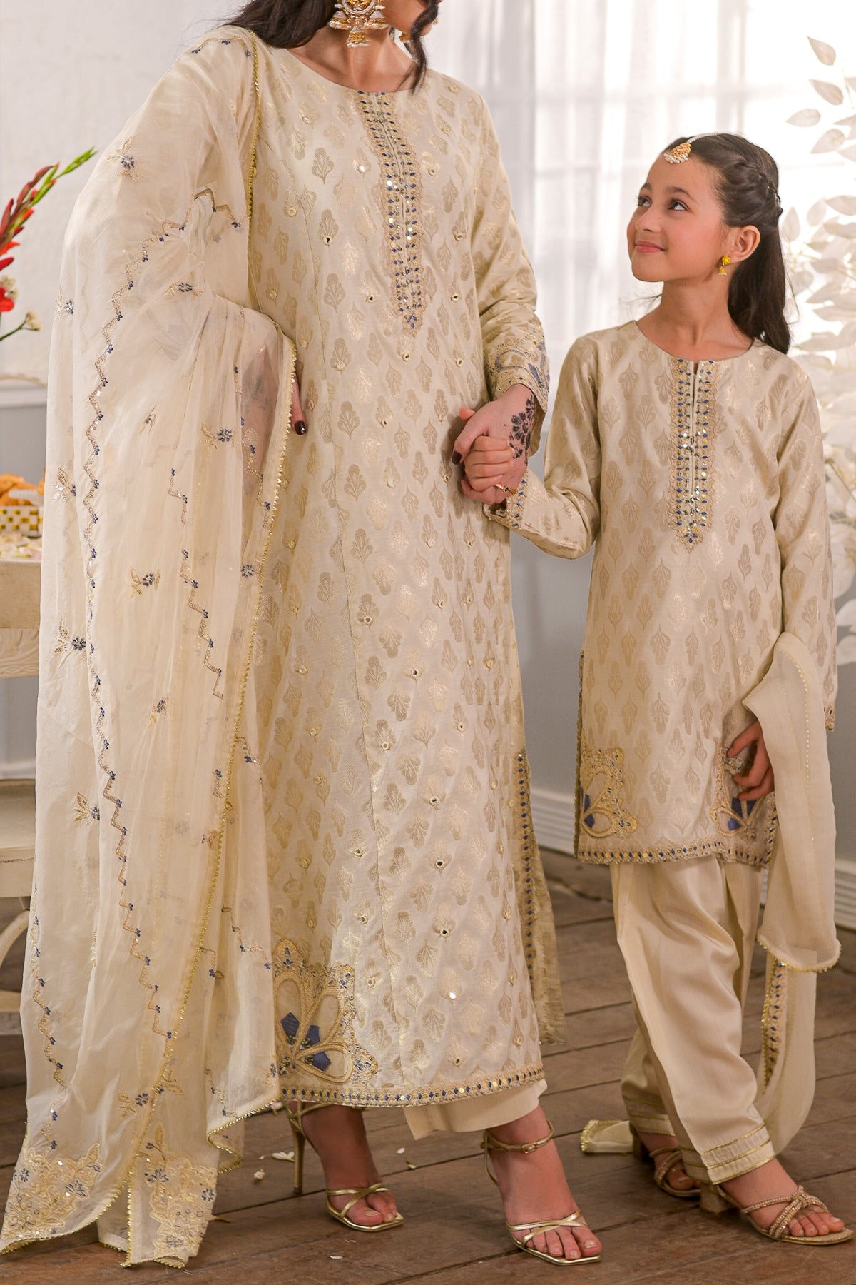 WOMEN'S-3 PIECE FANCY JACQUARD|CH-FJ254