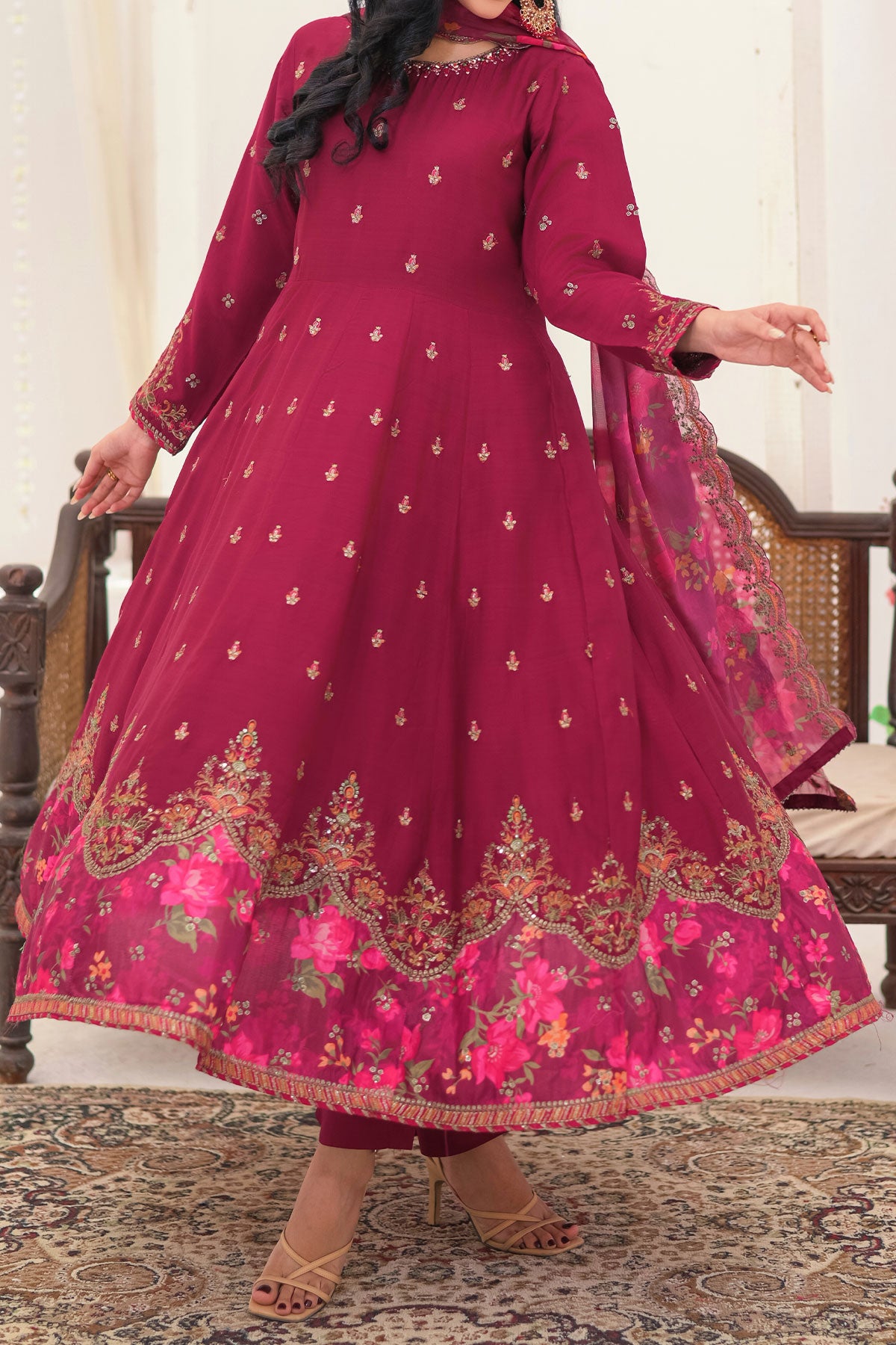 WOMEN'S-3 PIECE FANCY JACQUARD| FJ-296