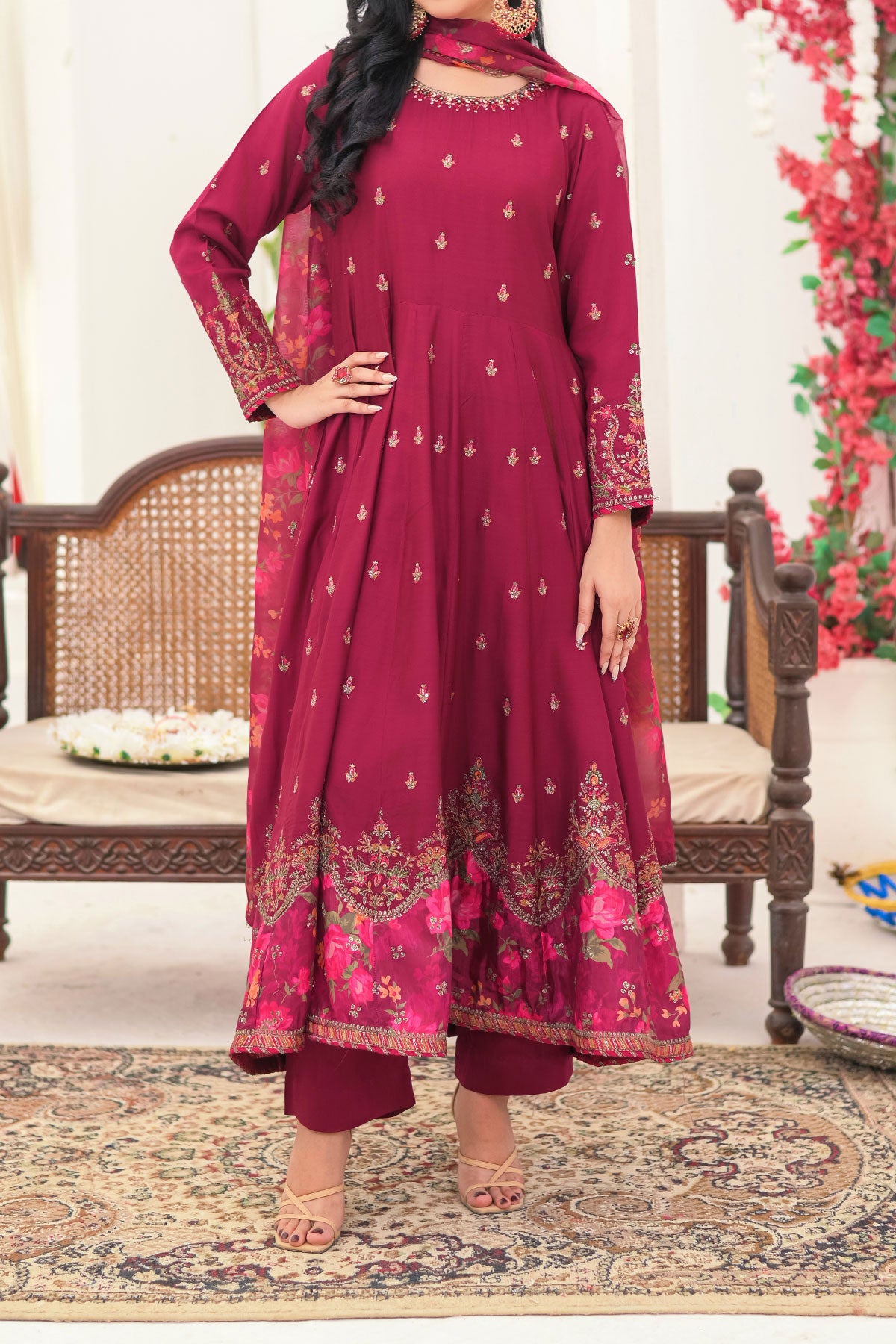 WOMEN'S-3 PIECE FANCY JACQUARD| FJ-296