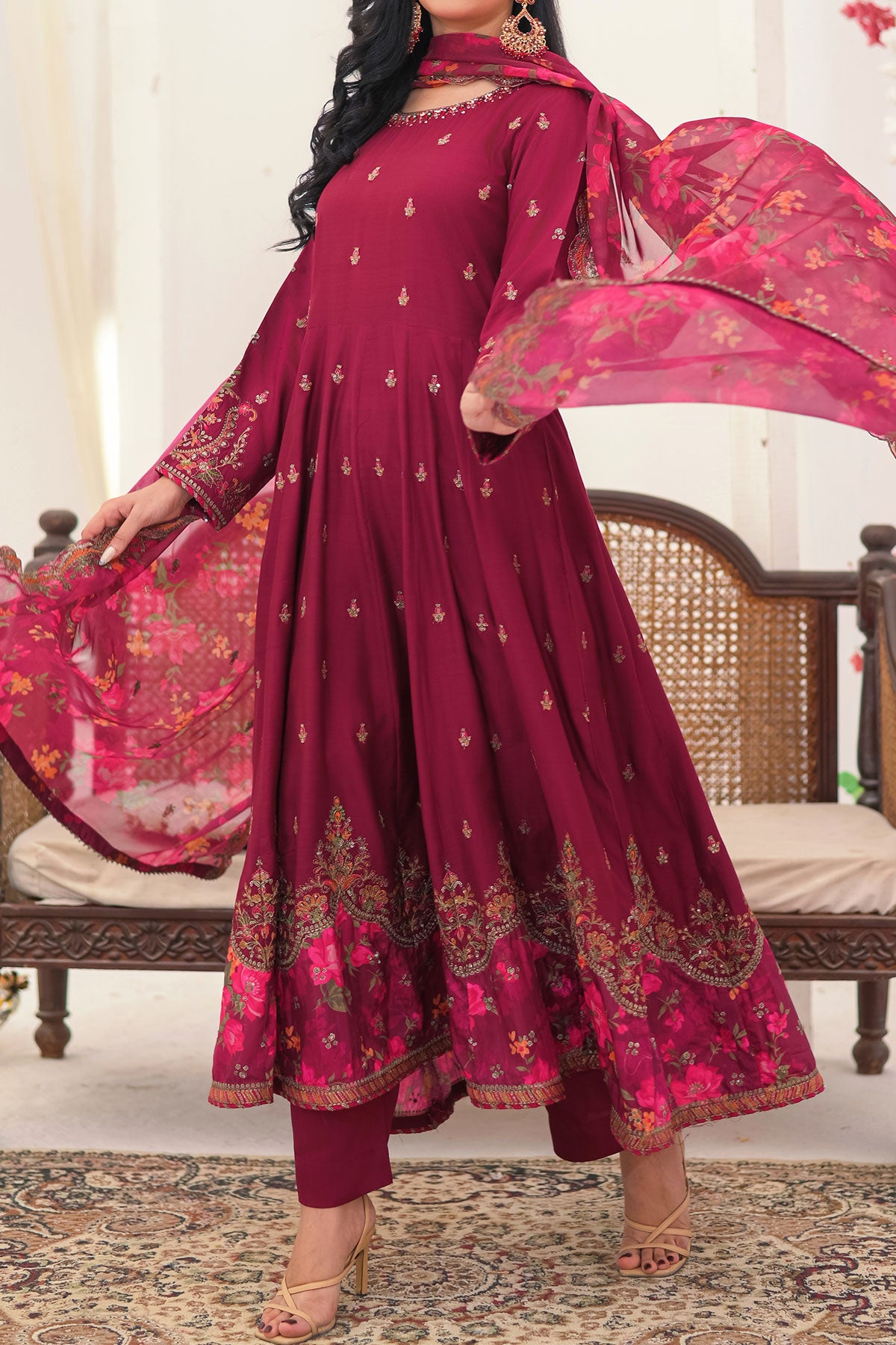 WOMEN'S-3 PIECE FANCY JACQUARD| FJ-296