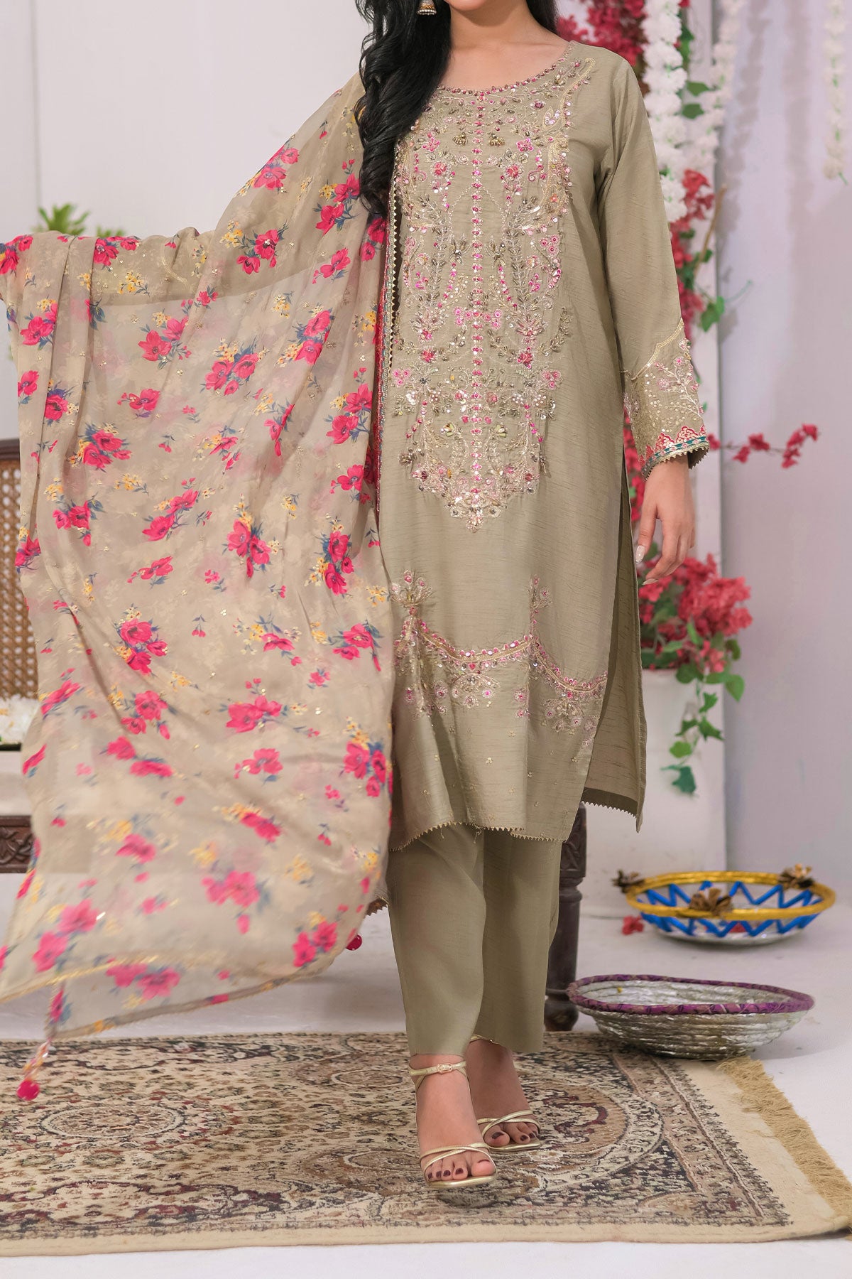 WOMEN'S-3 PIECE FANCY JACQUARD| FJ-297