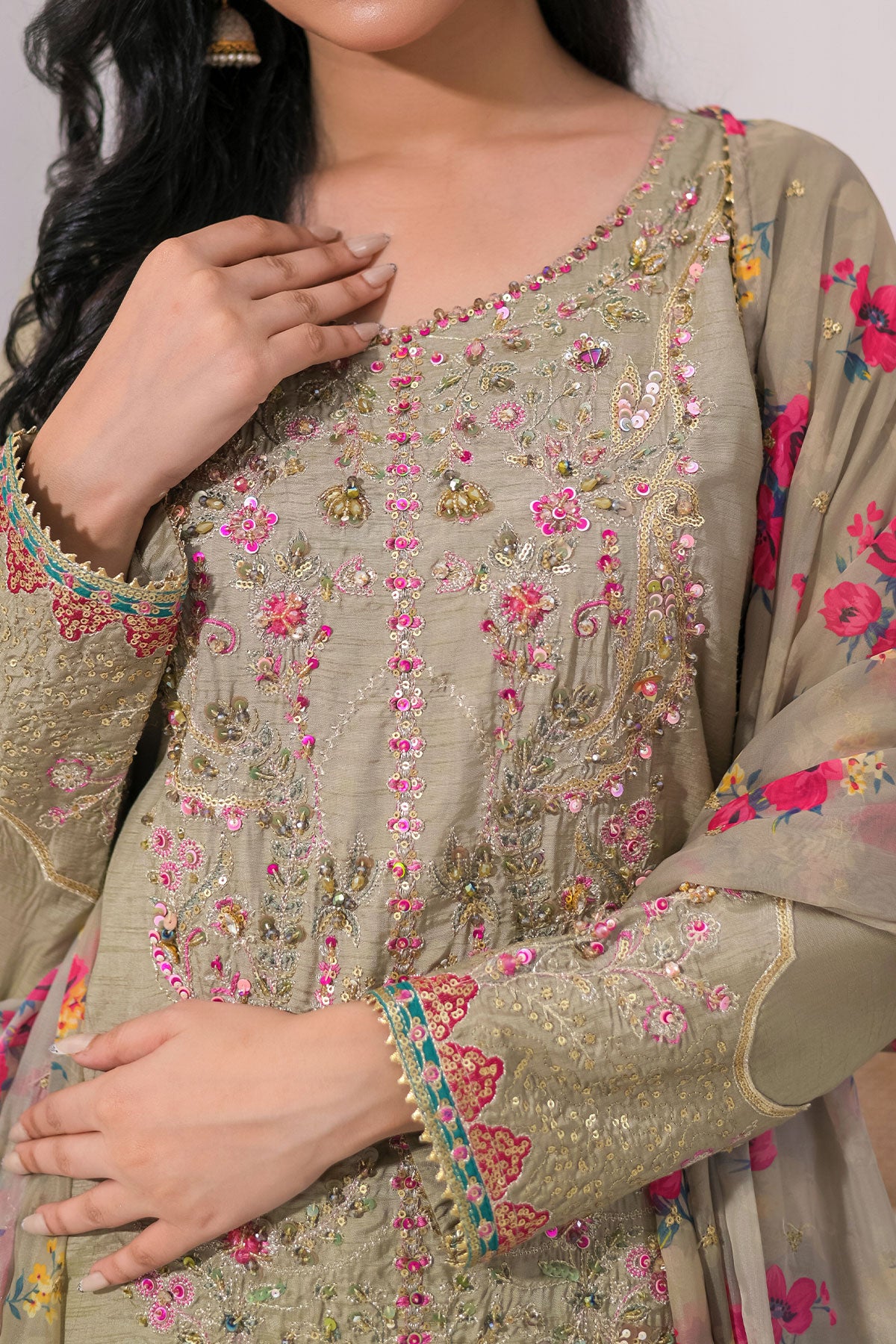 WOMEN'S-3 PIECE FANCY JACQUARD| FJ-297