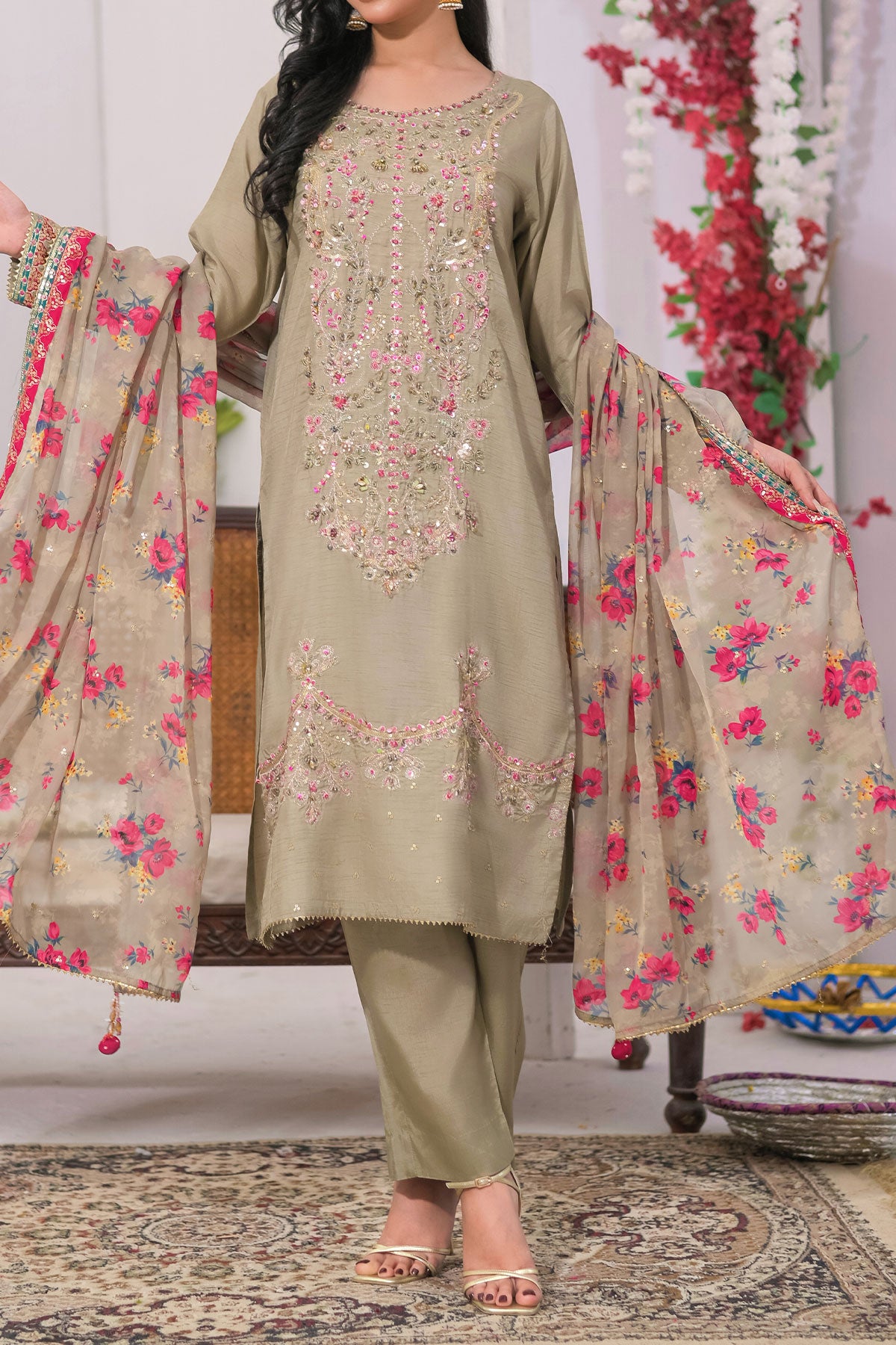 WOMEN'S-3 PIECE FANCY JACQUARD| FJ-297