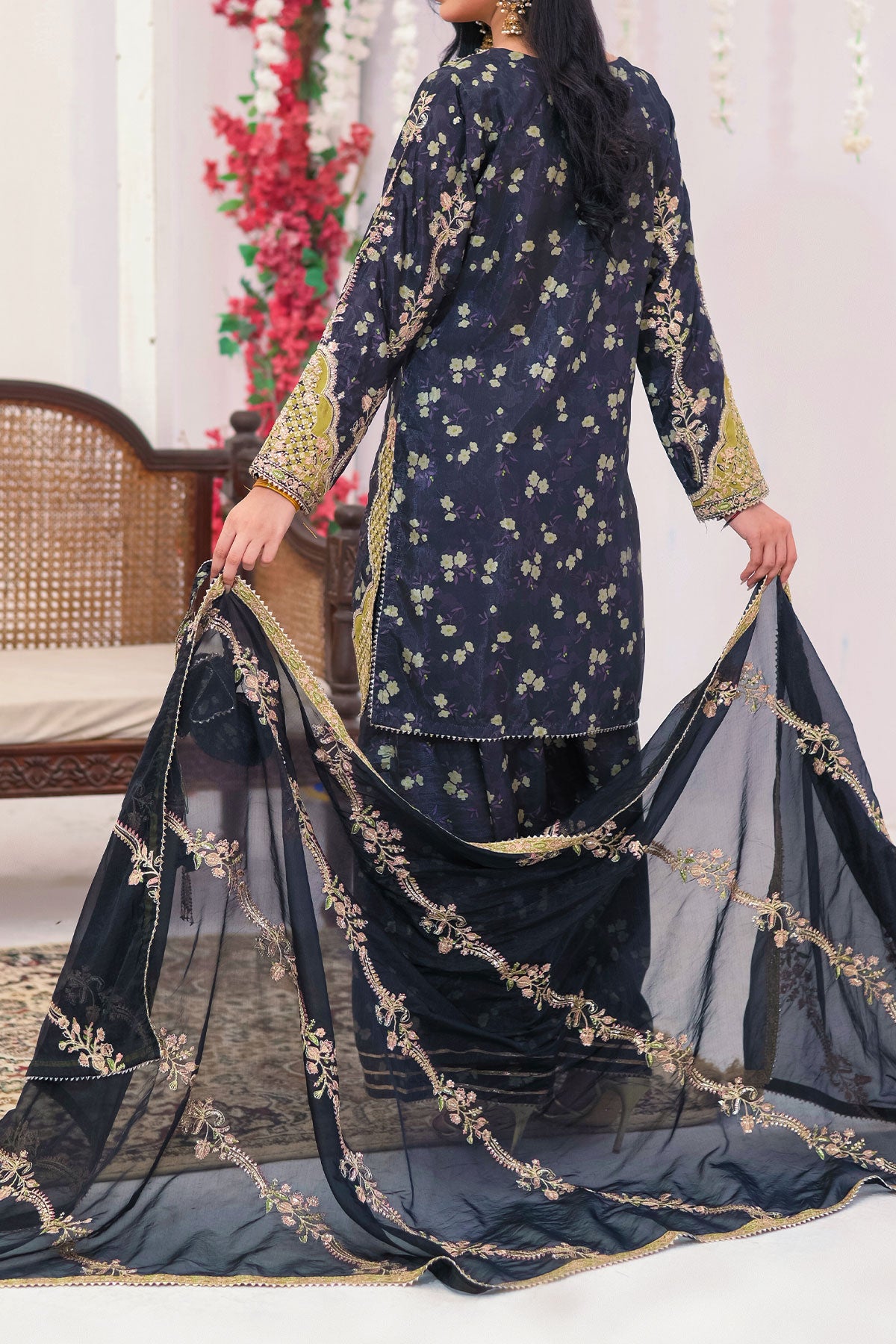 WOMEN'S-3 PIECE FANCY JACQUARD| FJ-301