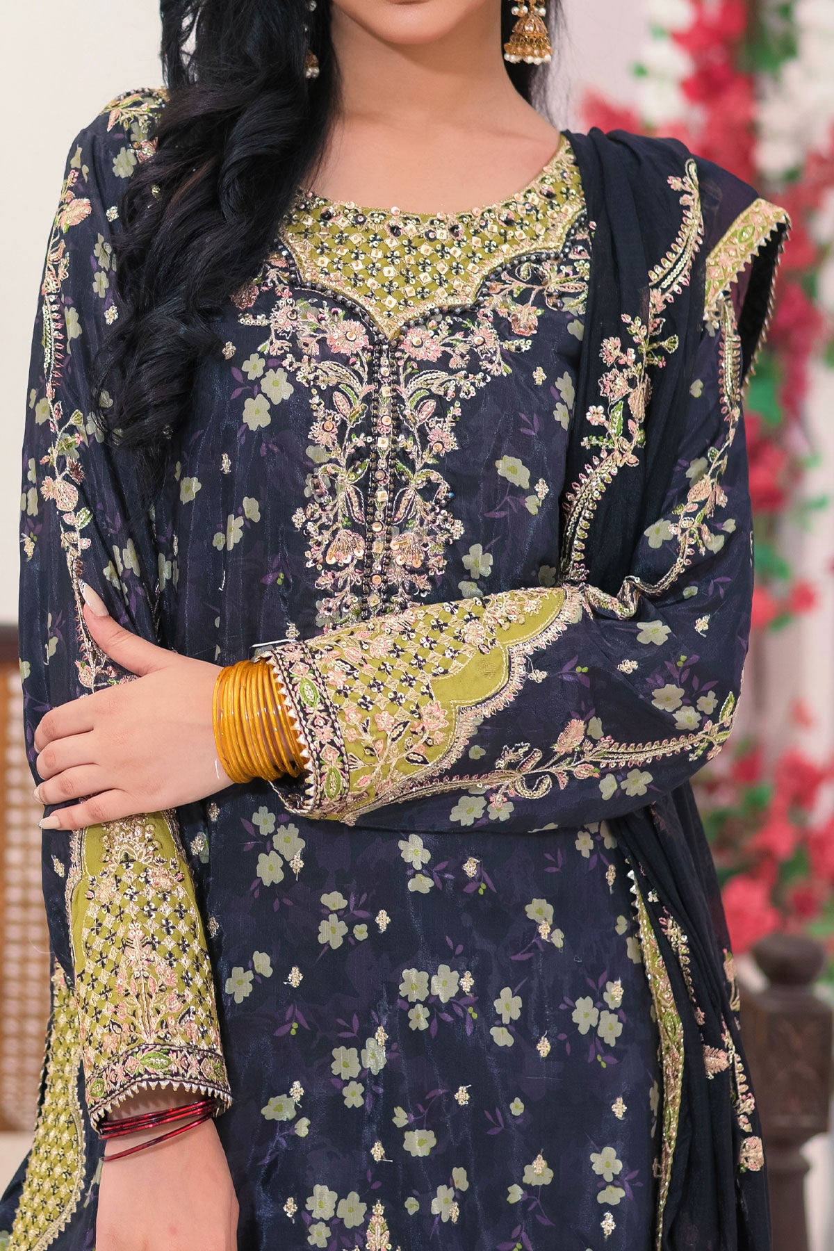 WOMEN'S-3 PIECE FANCY JACQUARD| FJ-301