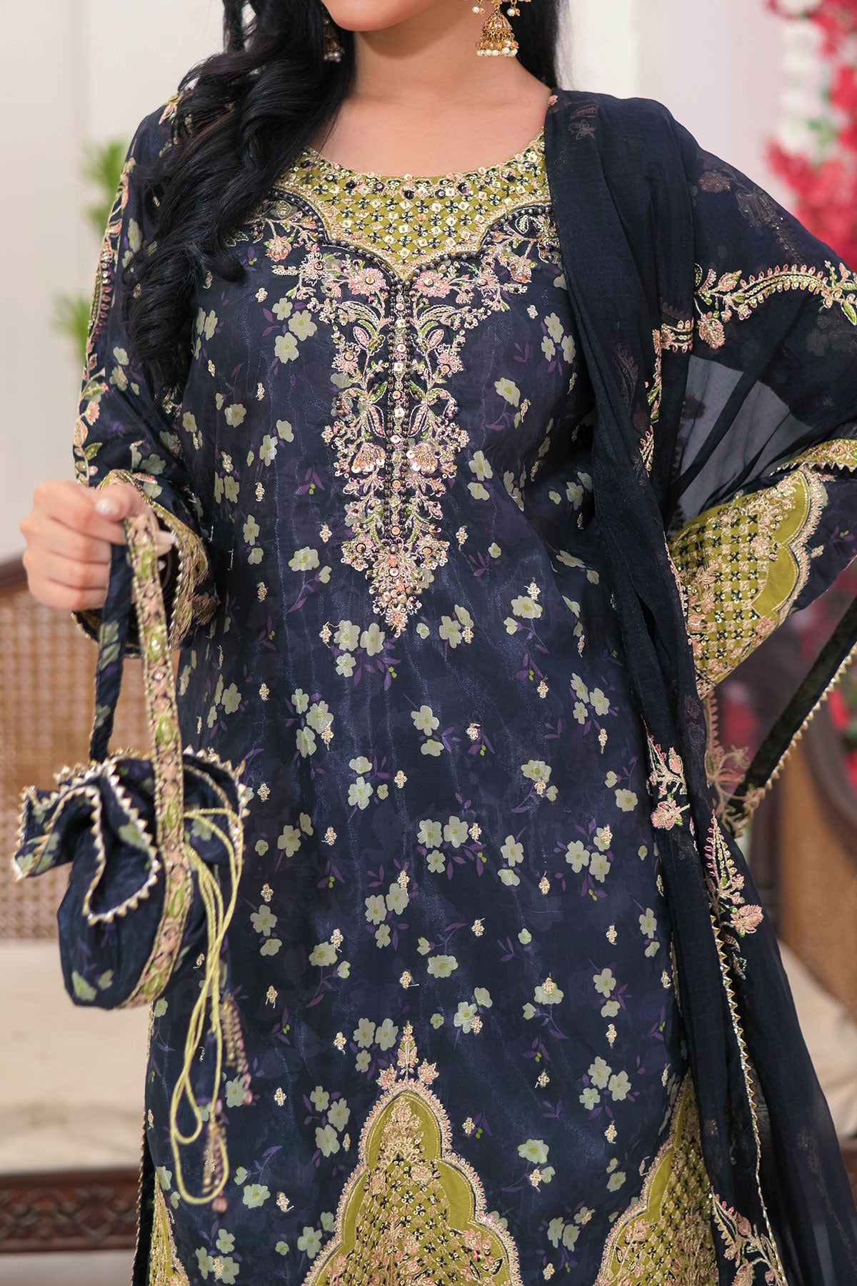 WOMEN'S-3 PIECE FANCY JACQUARD| FJ-301