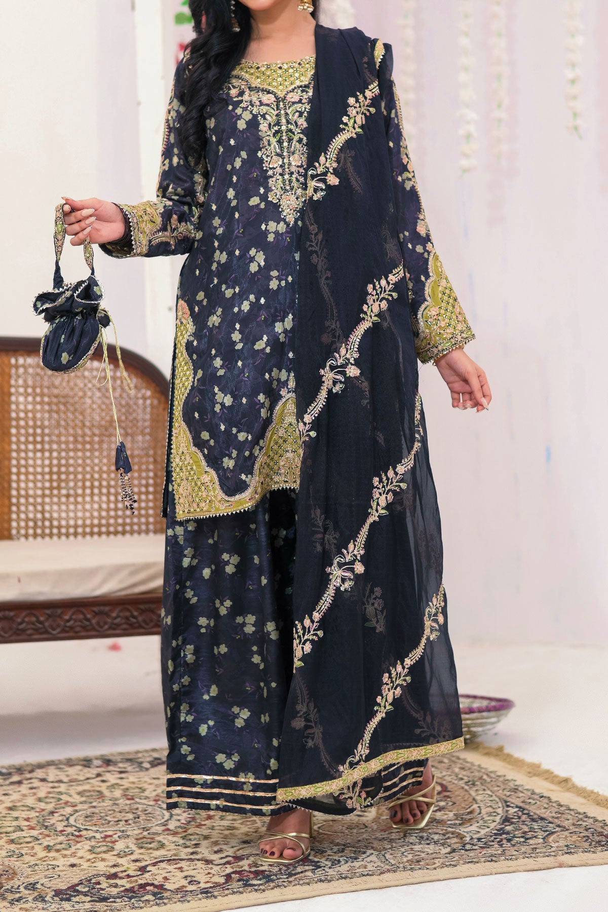 WOMEN'S-3 PIECE FANCY JACQUARD| FJ-301