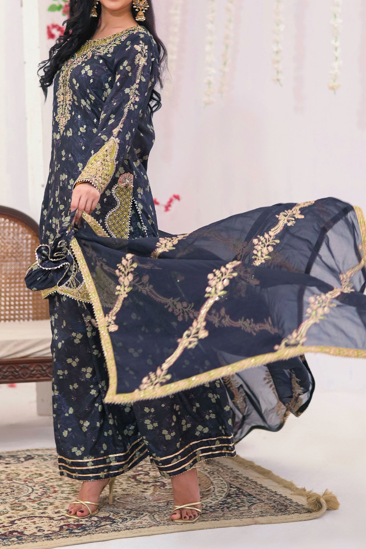 WOMEN'S-3 PIECE FANCY JACQUARD| FJ-301