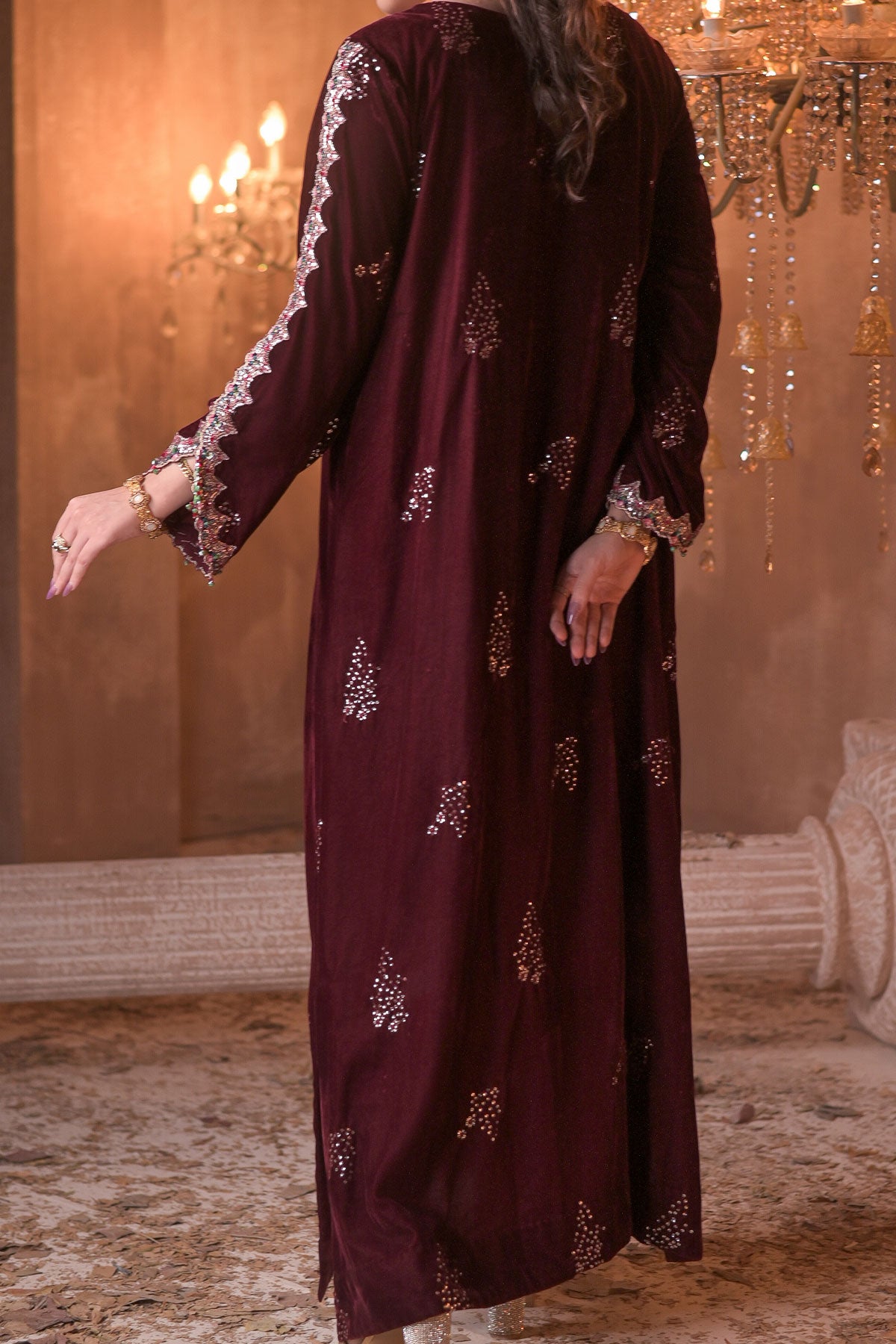 1PIECE VELVET SHIRT | VLT-62