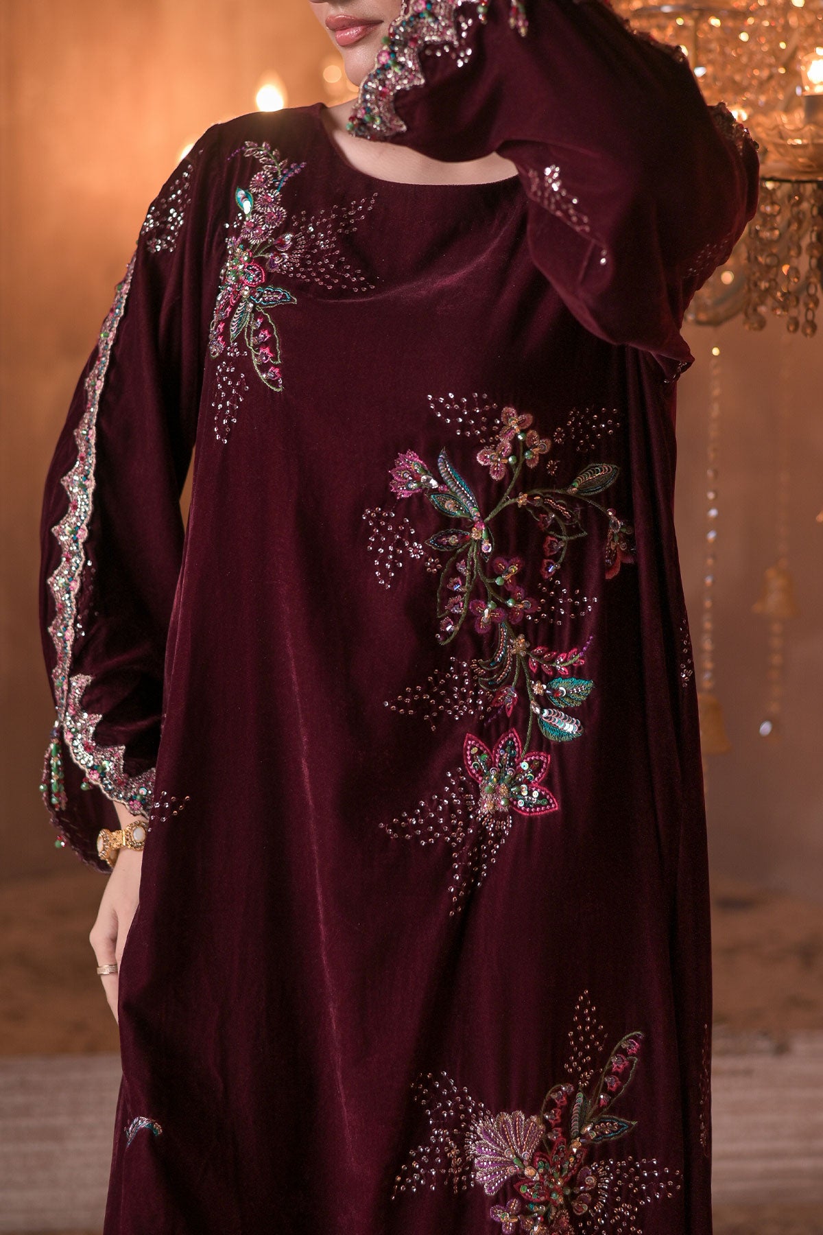 1PIECE VELVET SHIRT | VLT-62