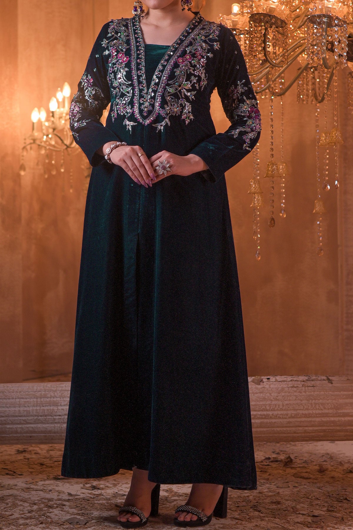 1PIECE VELVET SHIRT | VLT-69