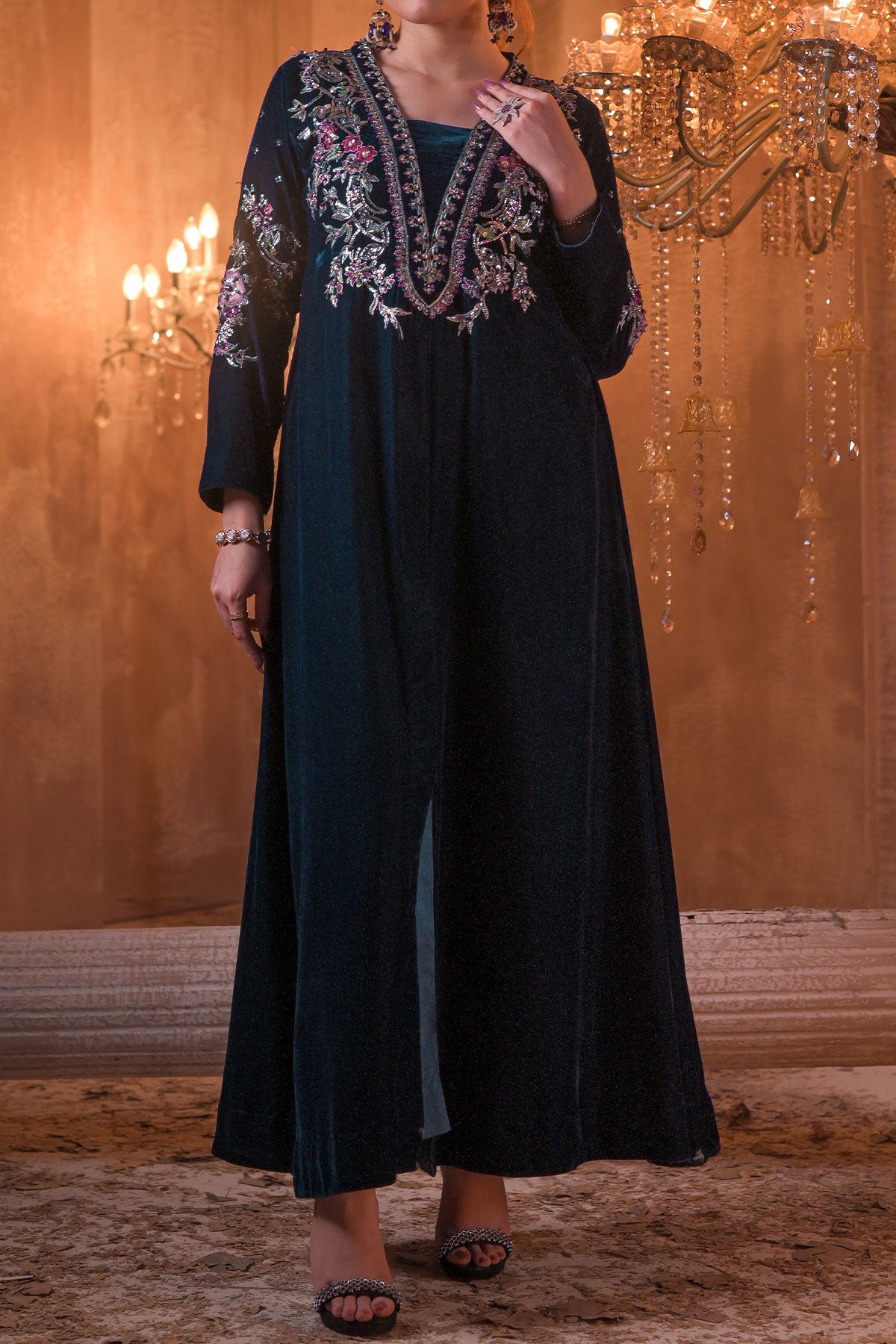 1PIECE VELVET SHIRT | VLT-69