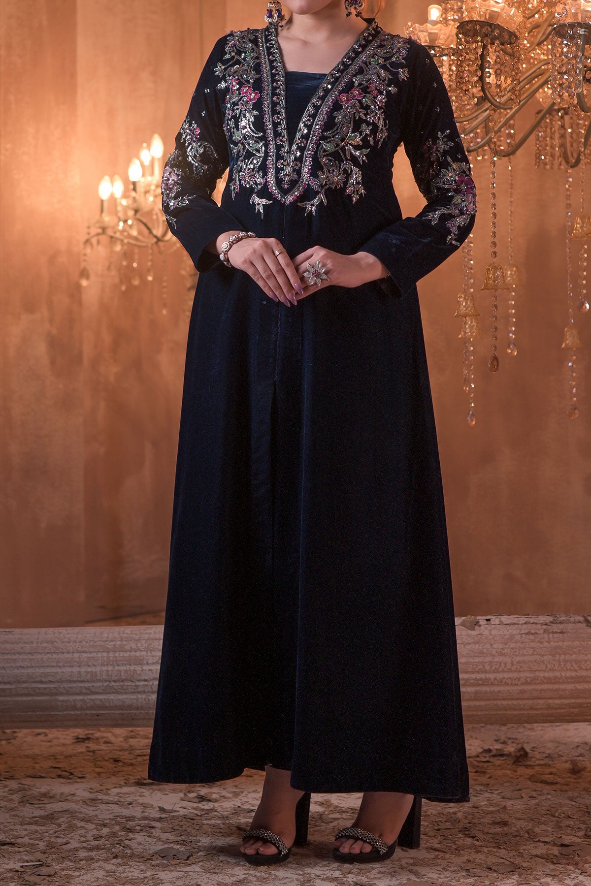 1PIECE VELVET SHIRT | VLT-69