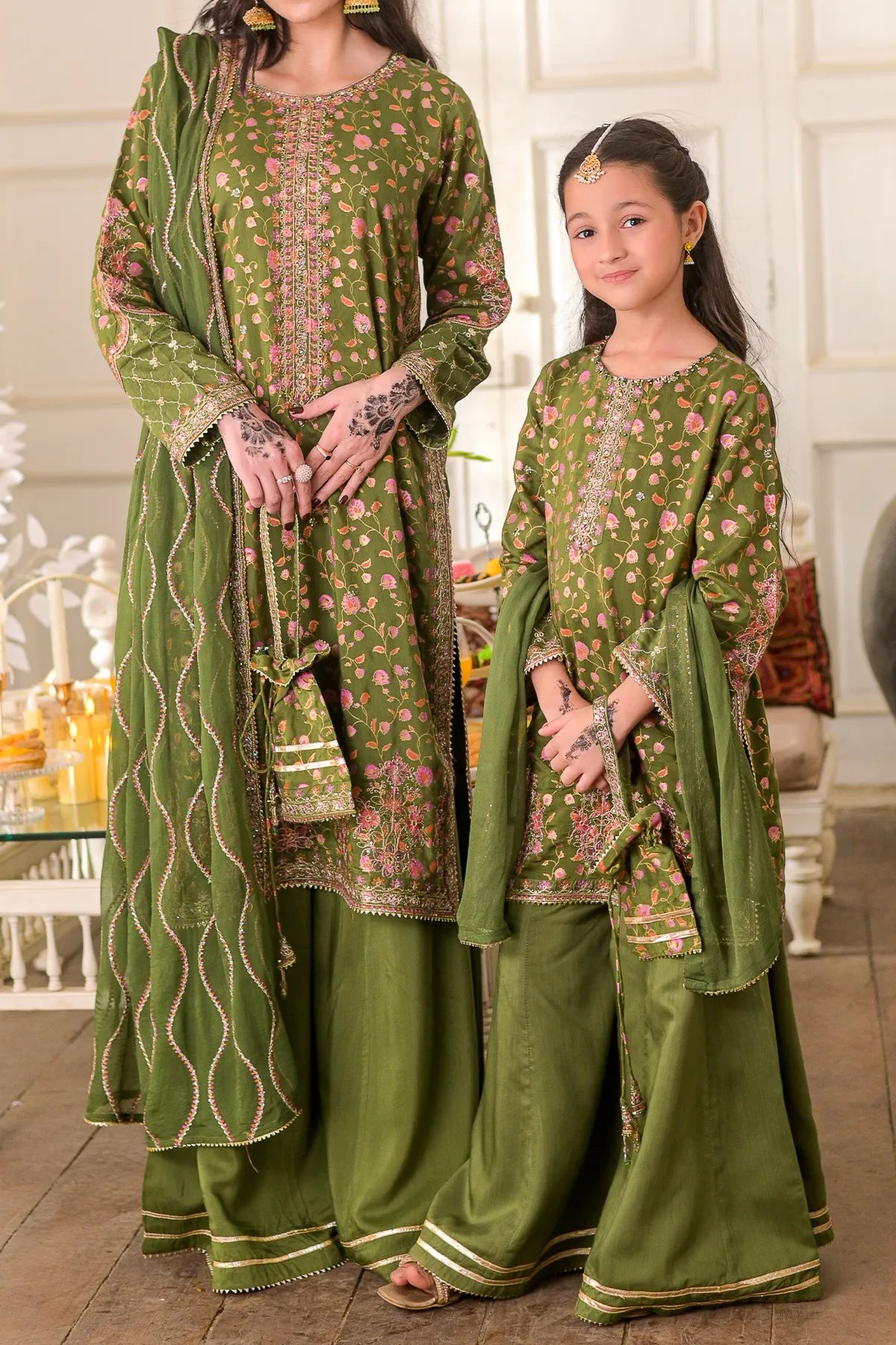 3 PIECE KIDS LUXURY PRET | CH-DPV227