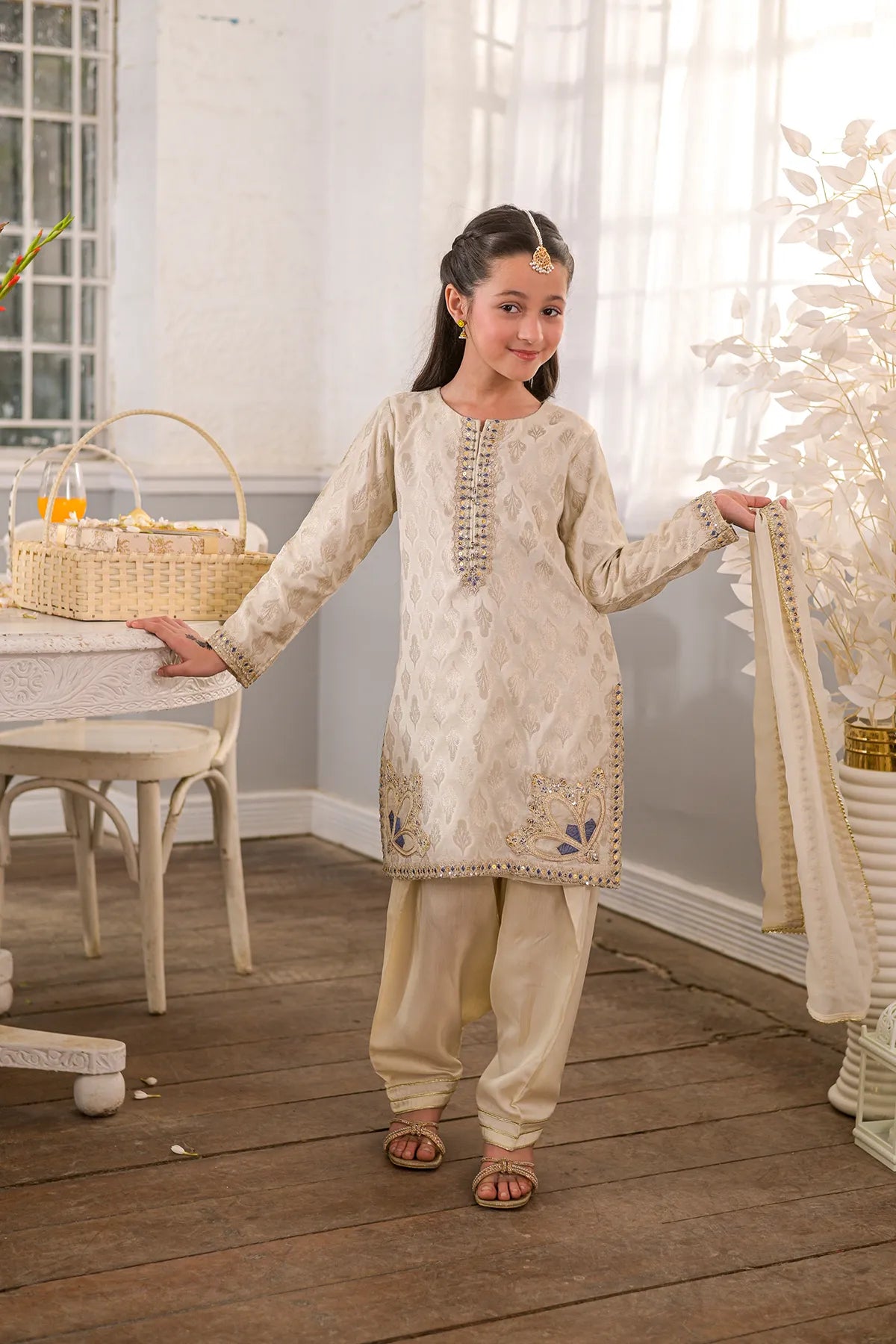 WOMEN'S-3 PIECE FANCY JACQUARD|CH-FJ254