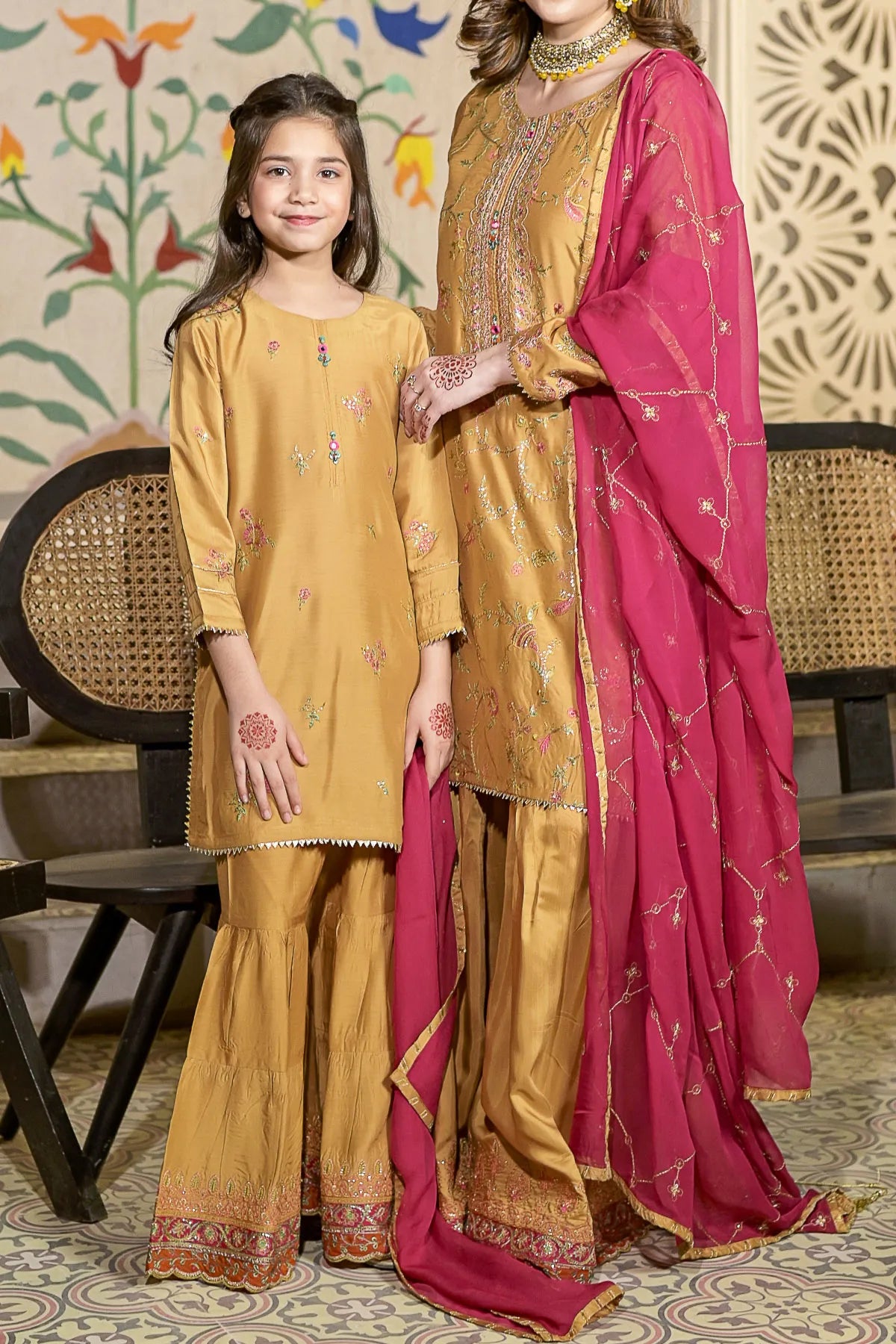 3 PIECE KIDS LUXURY PRET | CH-VS571
