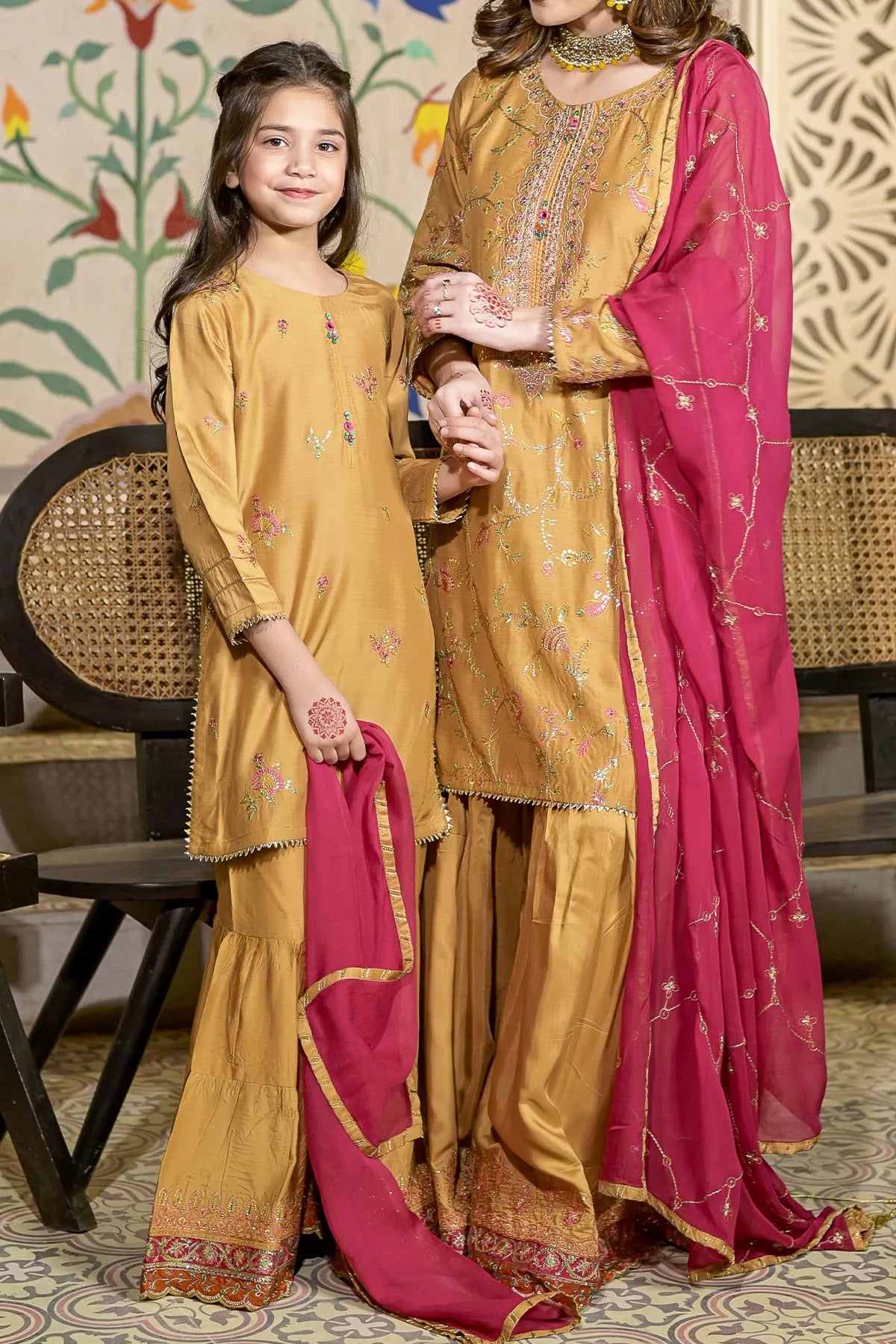 3 PIECE KIDS LUXURY PRET | CH-VS571