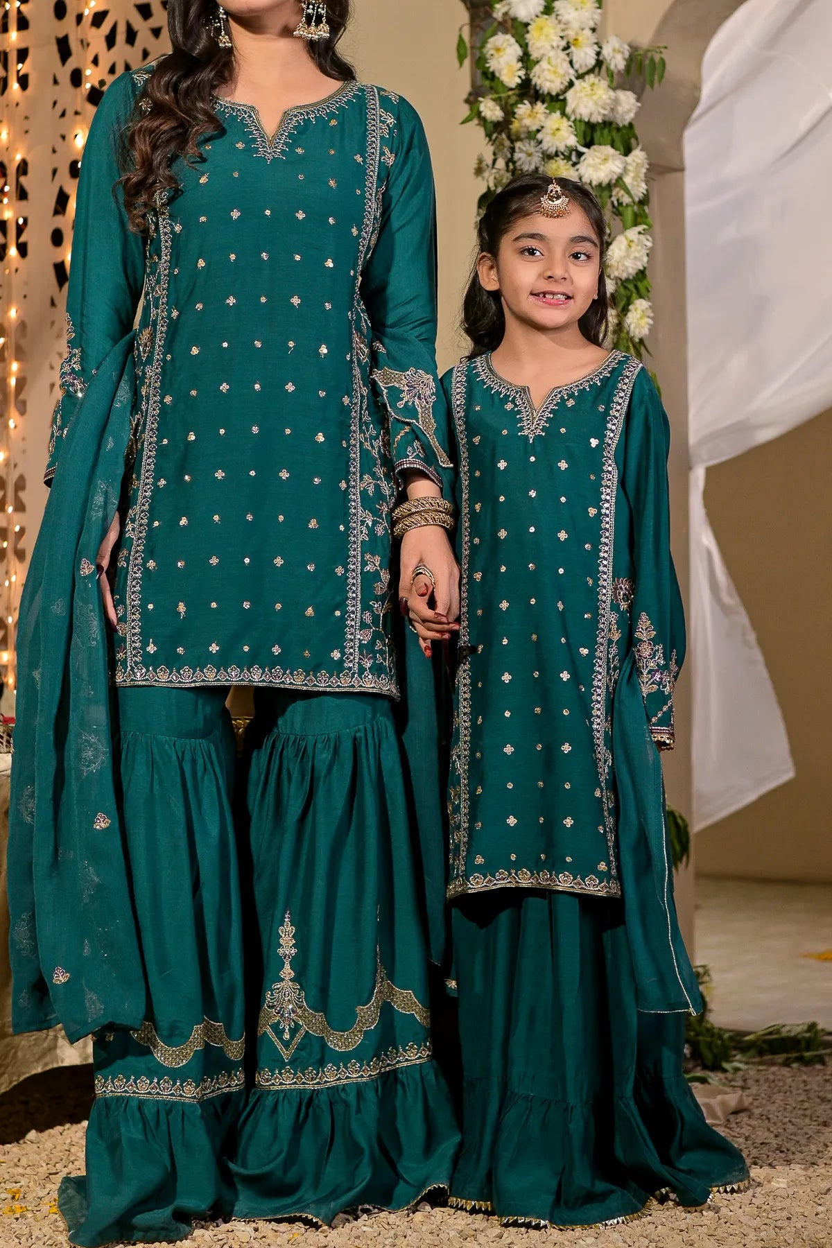 3 PIECE KIDS LUXURY PRET | CH-VS586